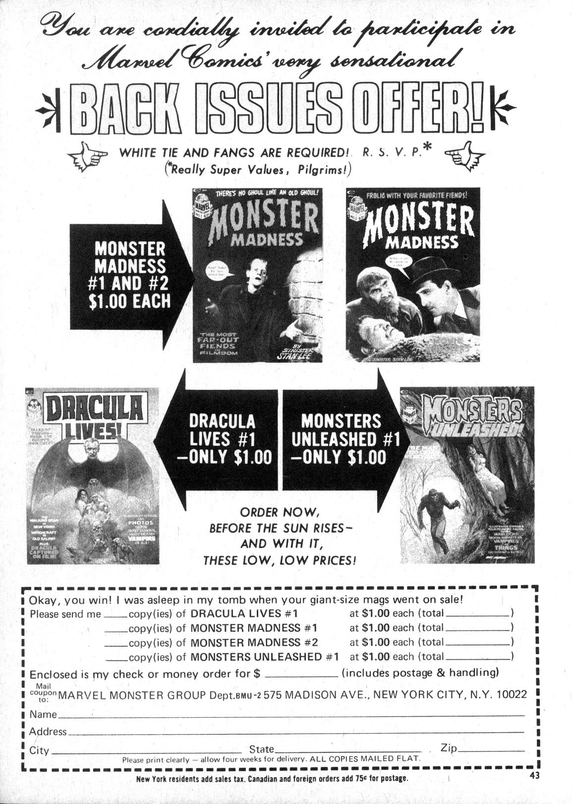 Read online Monsters Unleashed (1973) comic -  Issue #2 - 43