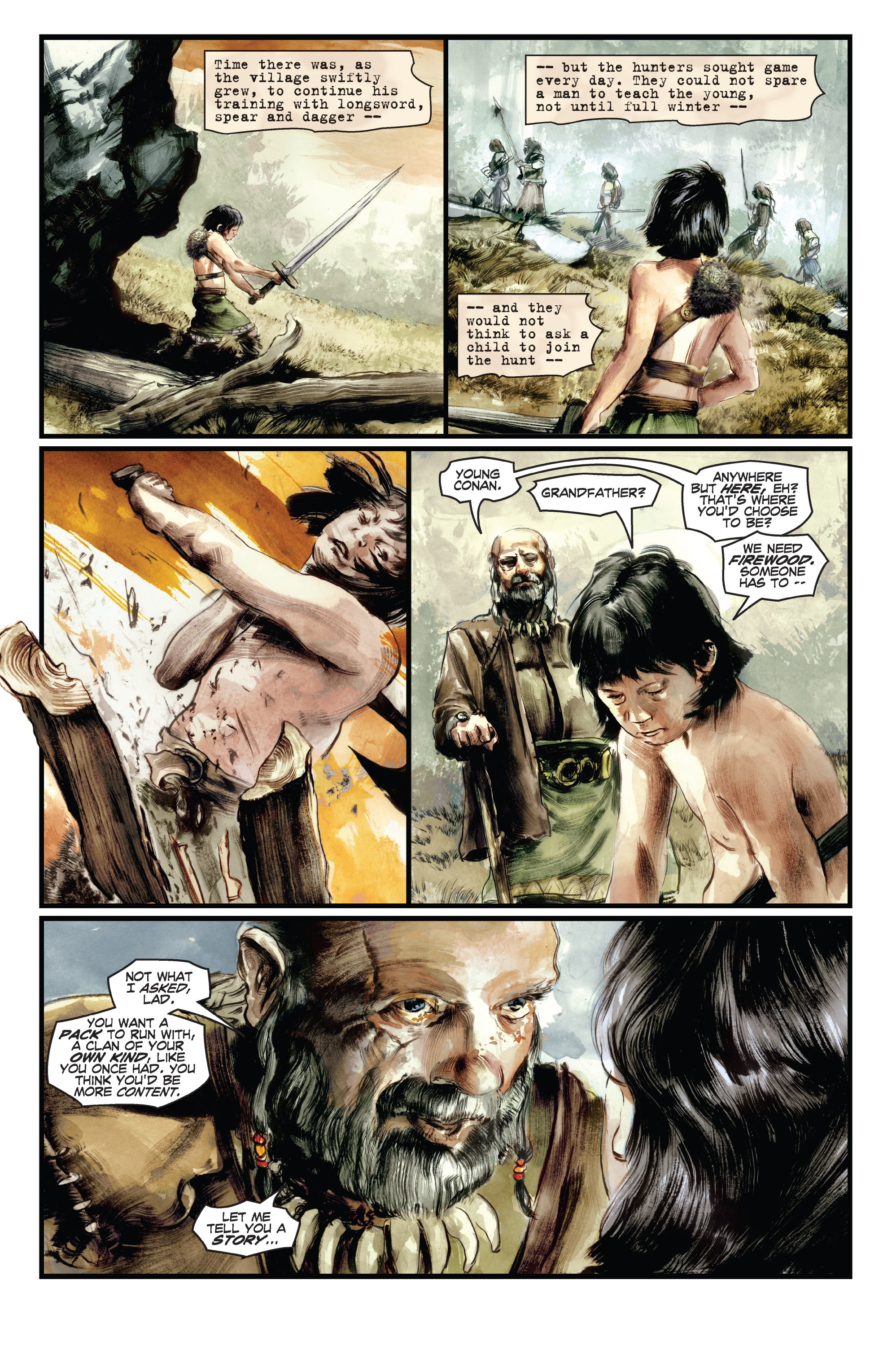 Read online Conan Chronicles Epic Collection comic -  Issue # TPB Out of the Darksome Hills (Part 4) - 44
