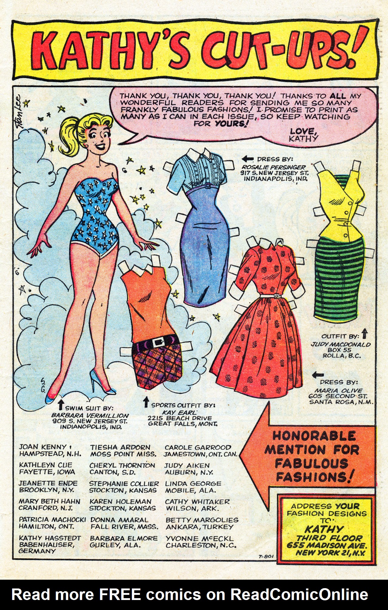 Read online Kathy (1959) comic -  Issue #6 - 7