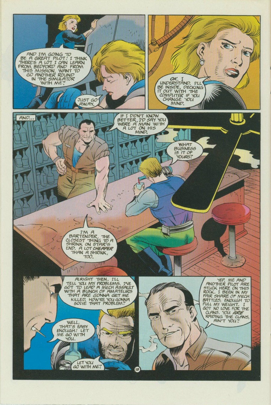 Read online Battletech: Fallout comic -  Issue #2 - 21