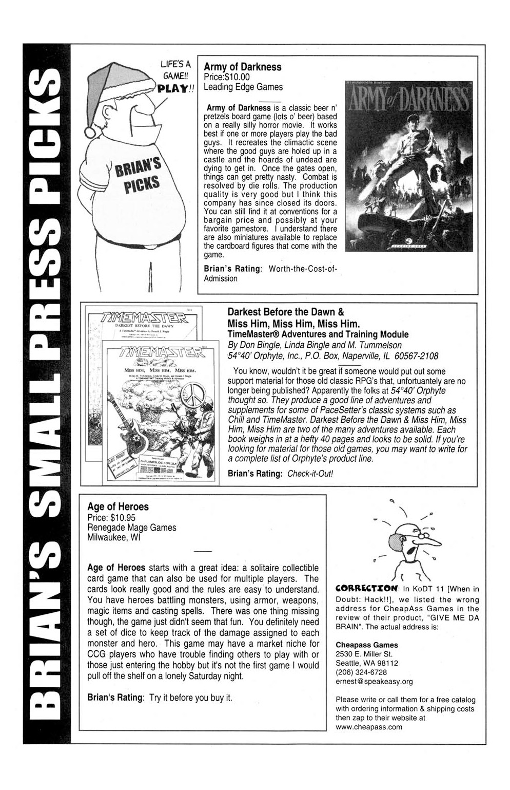 Read online Knights of the Dinner Table comic -  Issue #14 - 47