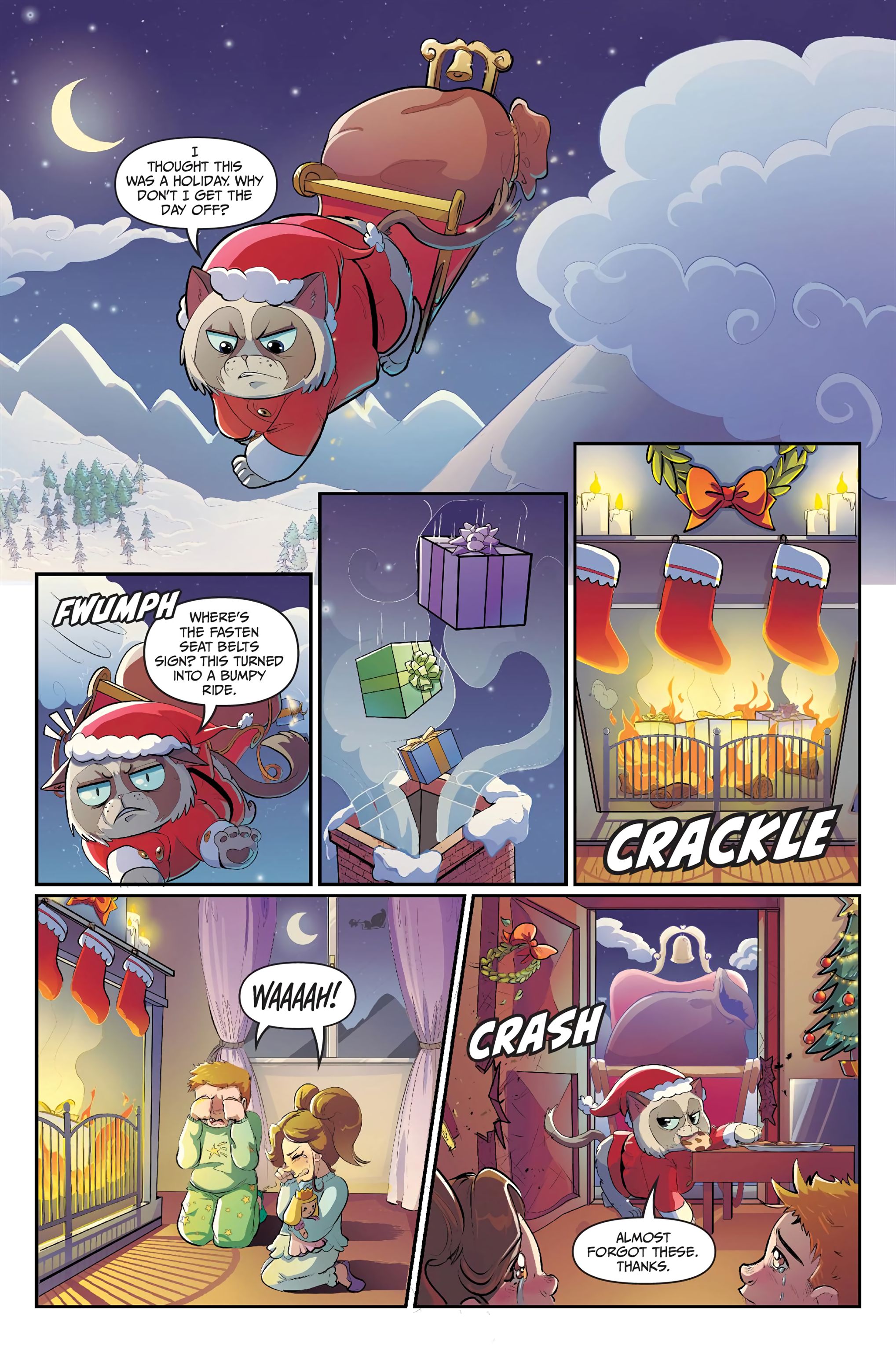 Read online Grumpy Cat: The Grumpus and Other Horrible Holiday Tales comic -  Issue # TPB - 89
