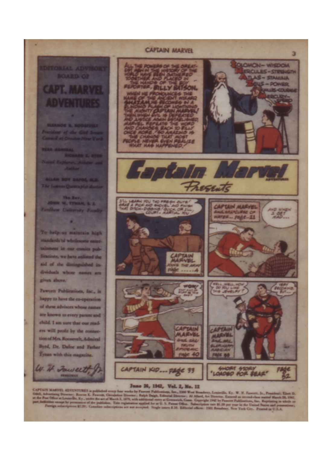 Read online Captain Marvel Adventures comic -  Issue #12 - 3