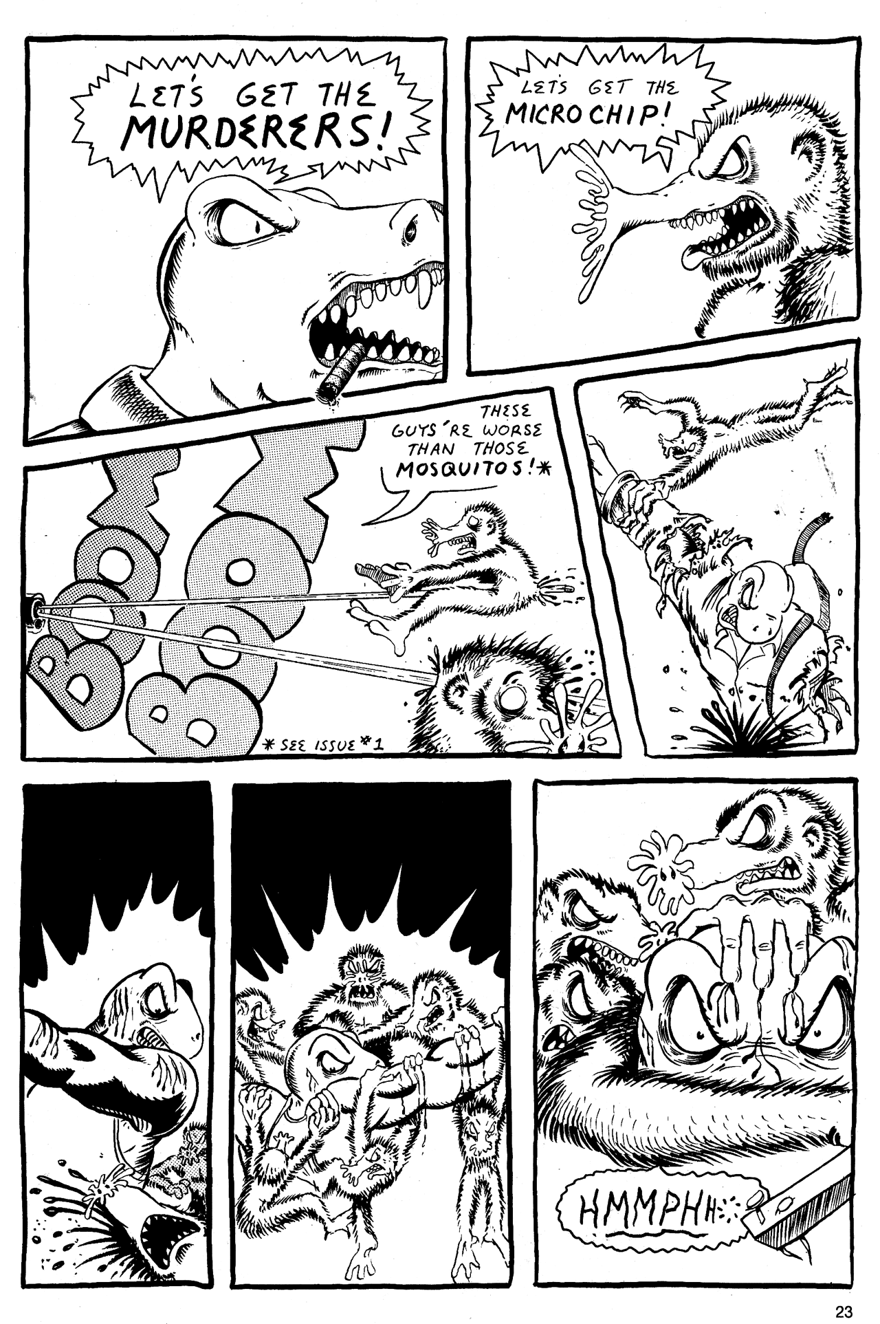 Read online Cold-Blooded Chameleon Commandos comic -  Issue #2 - 23