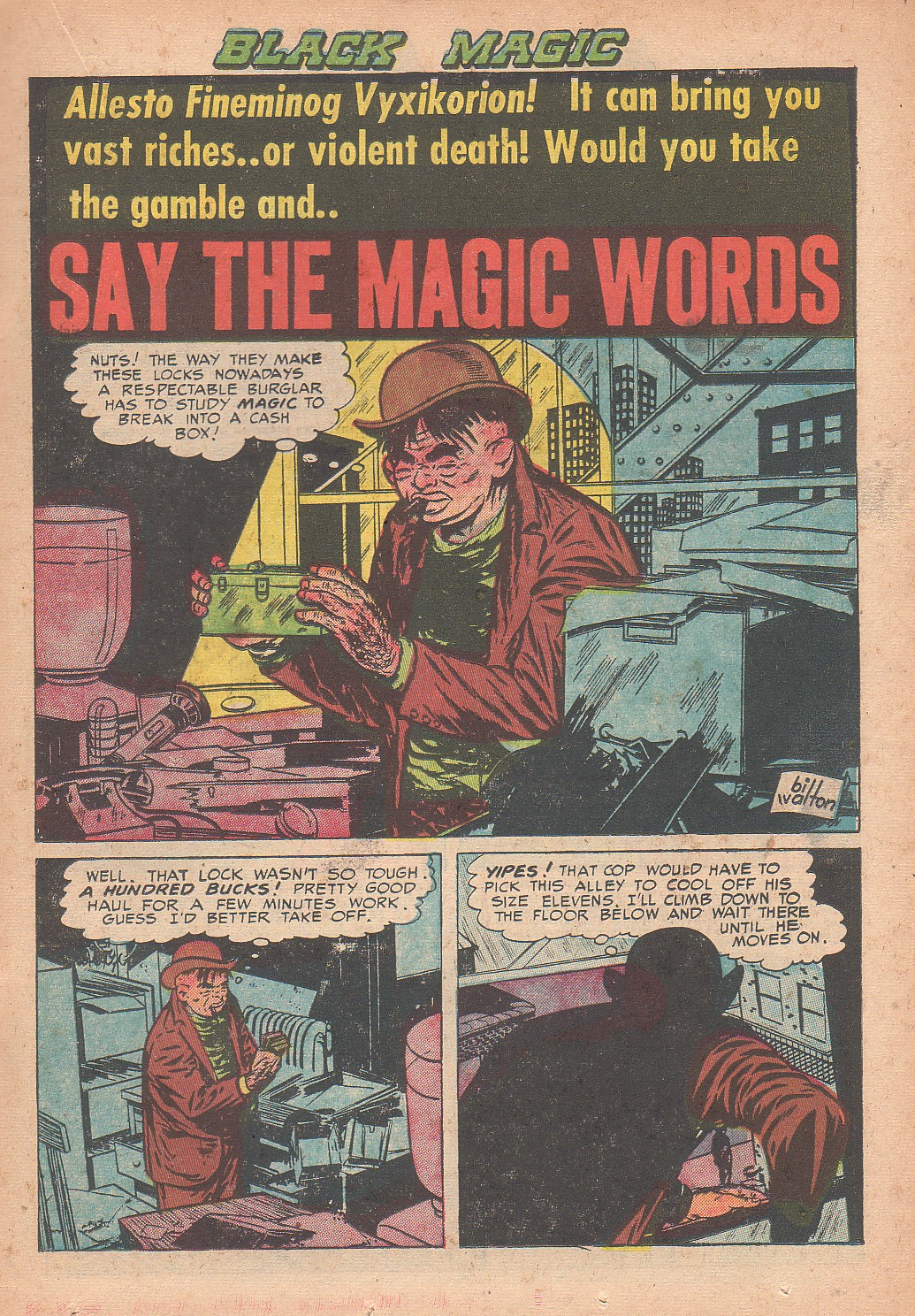 Read online Black Magic (1950) comic -  Issue #12 - 21
