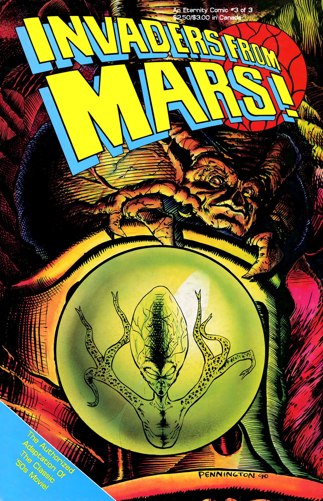 Read online Invaders From Mars (1990) comic -  Issue #3 - 1