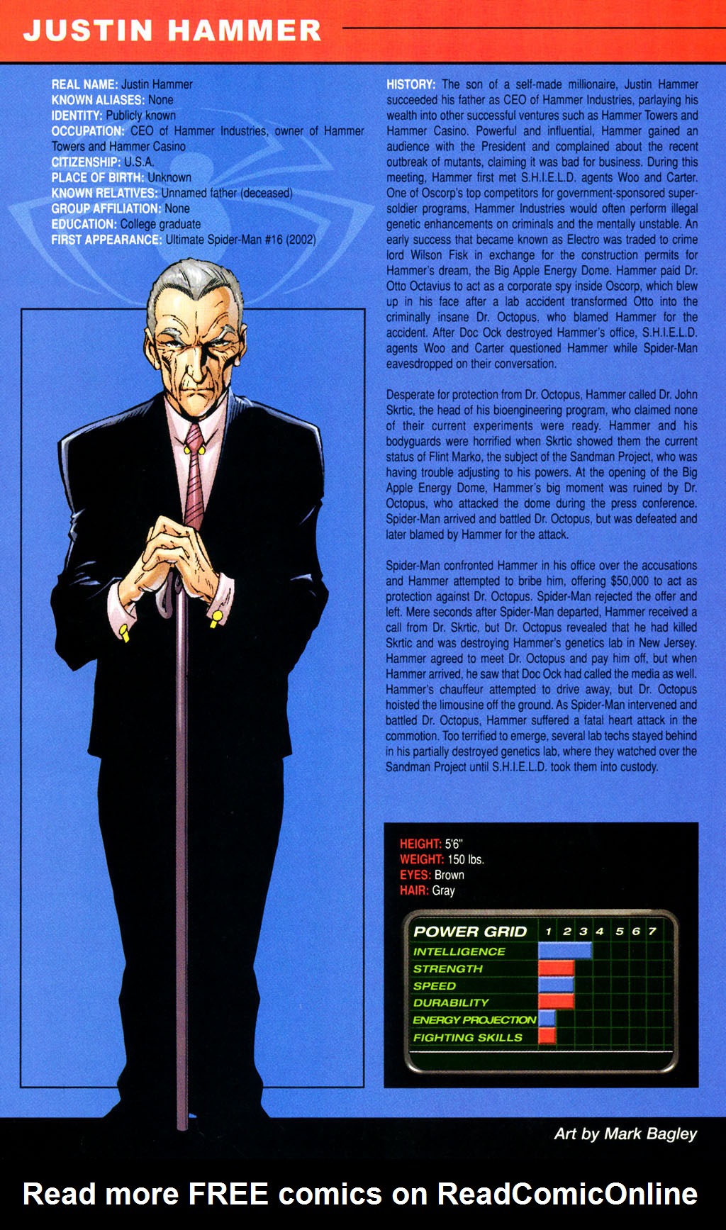 Read online Official Handbook of the Ultimate Marvel Universe 2005: The Fantastic Four & Spider-Man comic -  Issue # Full - 16