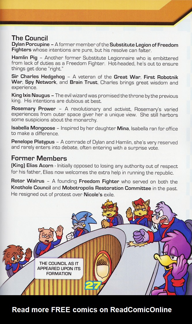 Read online Sonic the Hedgehog: The Complete Sonic Comic Encyclopedia comic -  Issue # TPB - 29