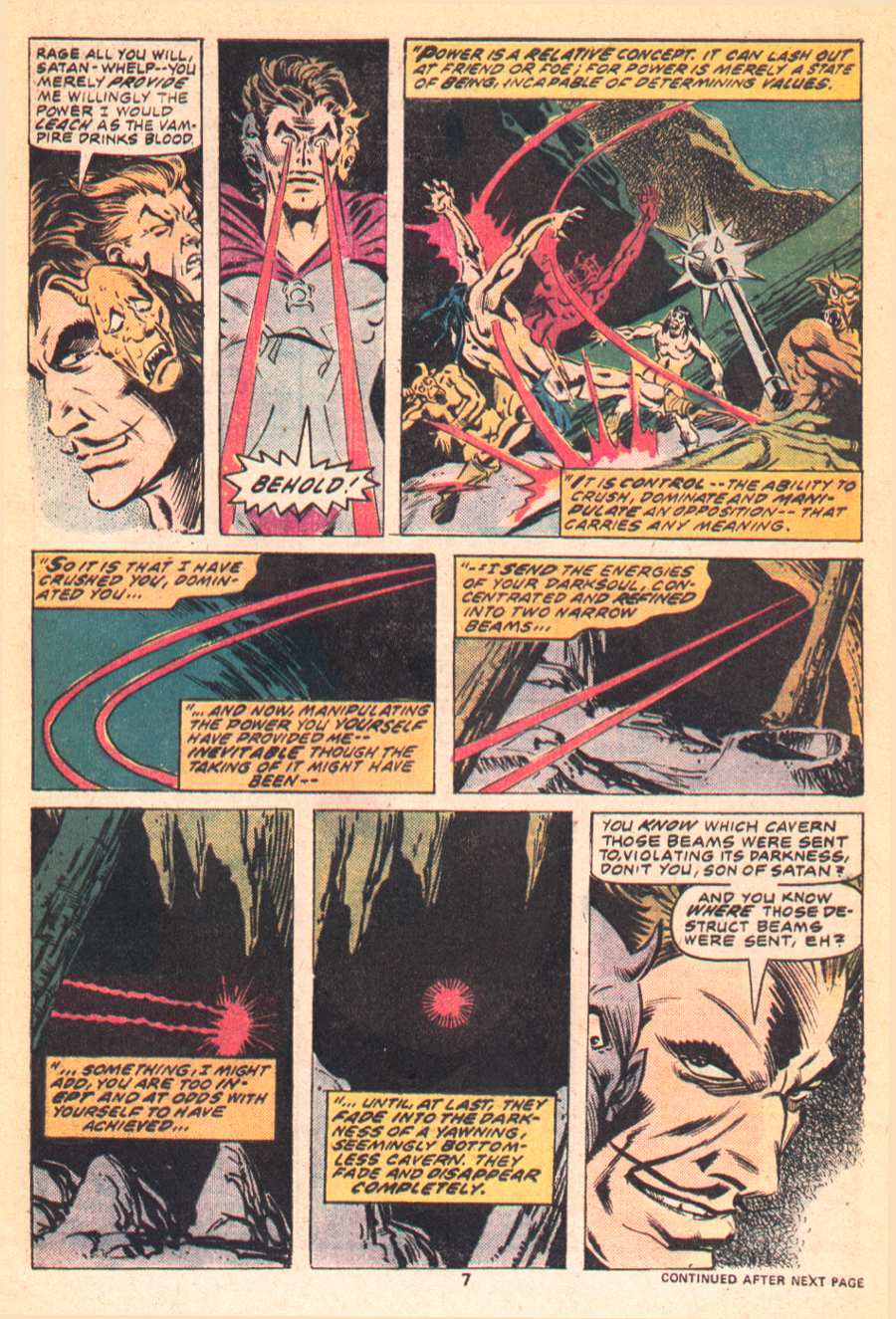 Read online Son of Satan comic -  Issue #3 - 6