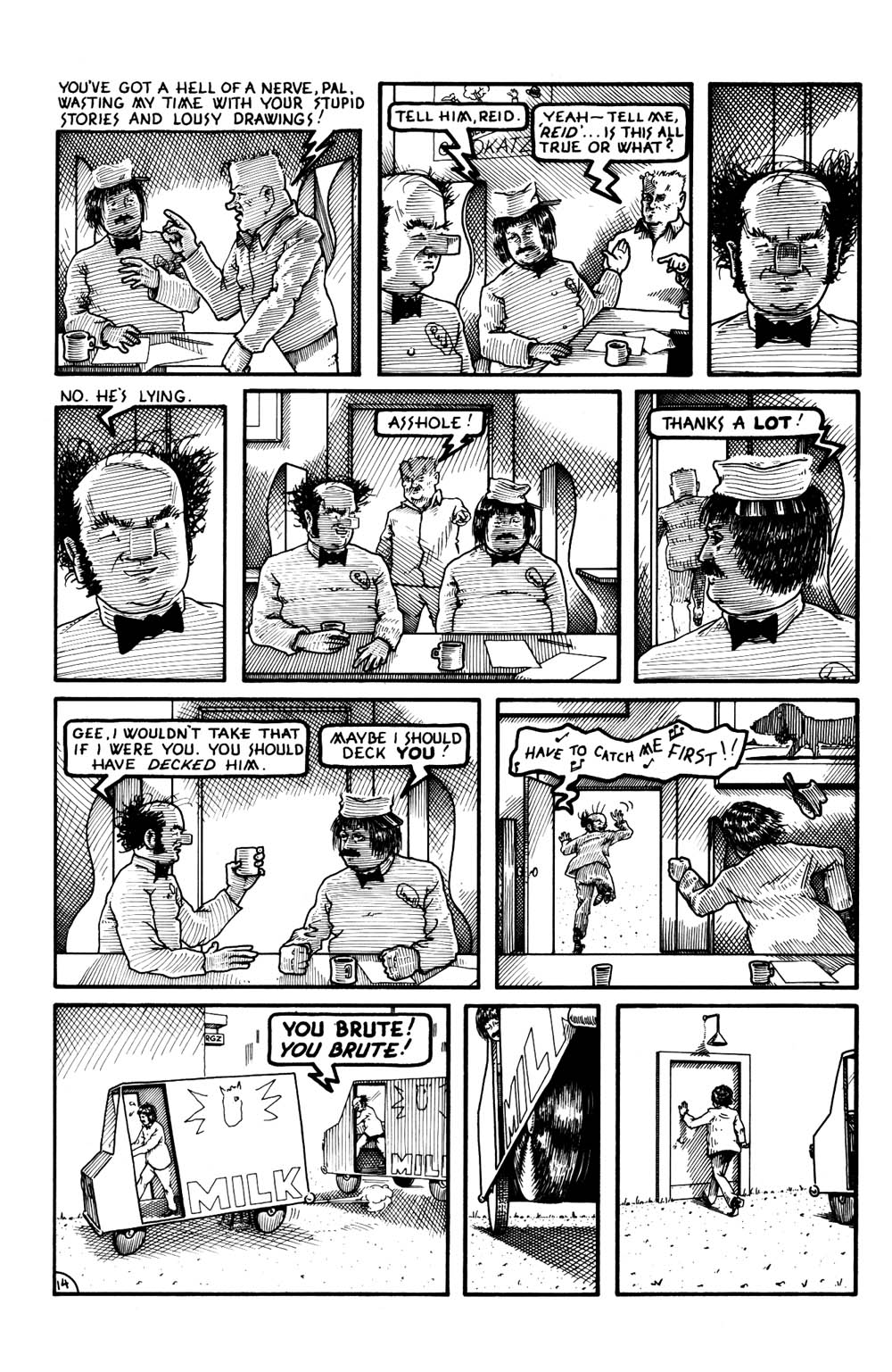 Read online Reid Fleming, World's Toughest Milkman (1986) comic -  Issue #2 - 16