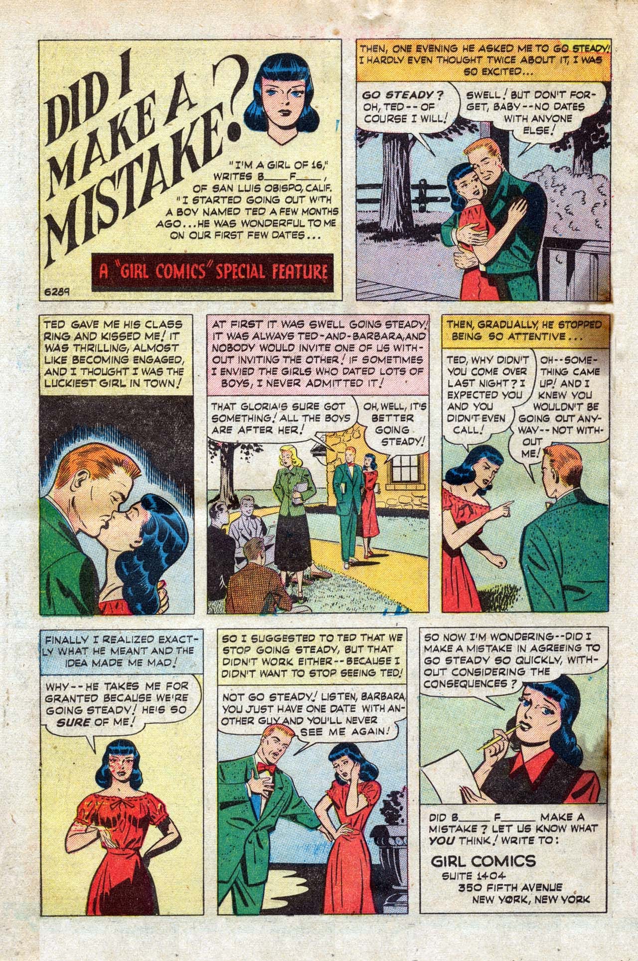 Read online Girl Comics (1949) comic -  Issue #2 - 34