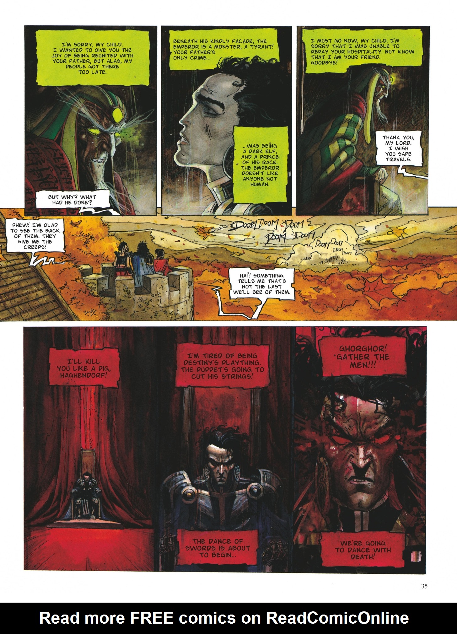 Read online The Black Moon Chronicles comic -  Issue #4 - 33