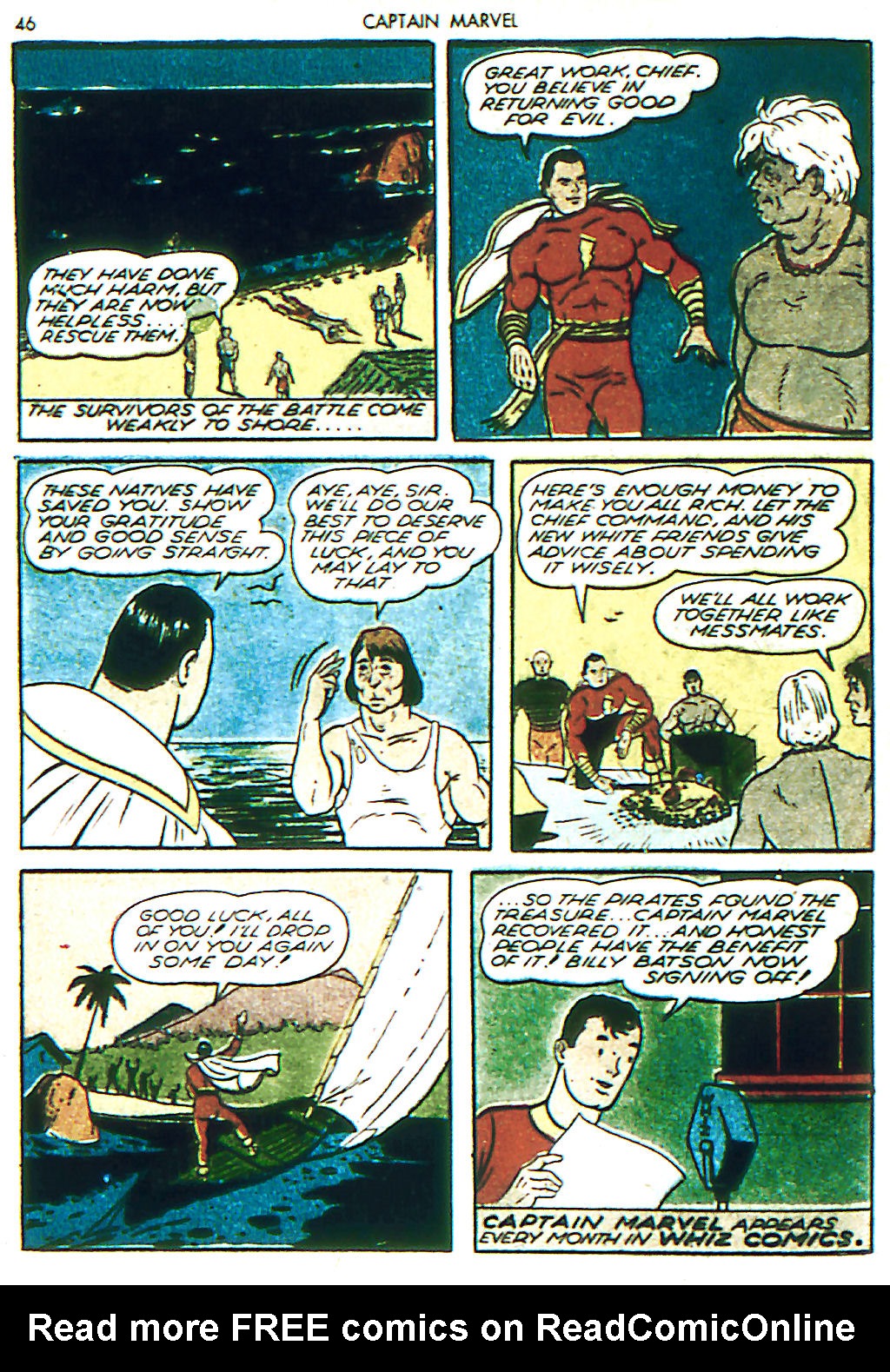 Read online Captain Marvel Adventures comic -  Issue #2 - 49
