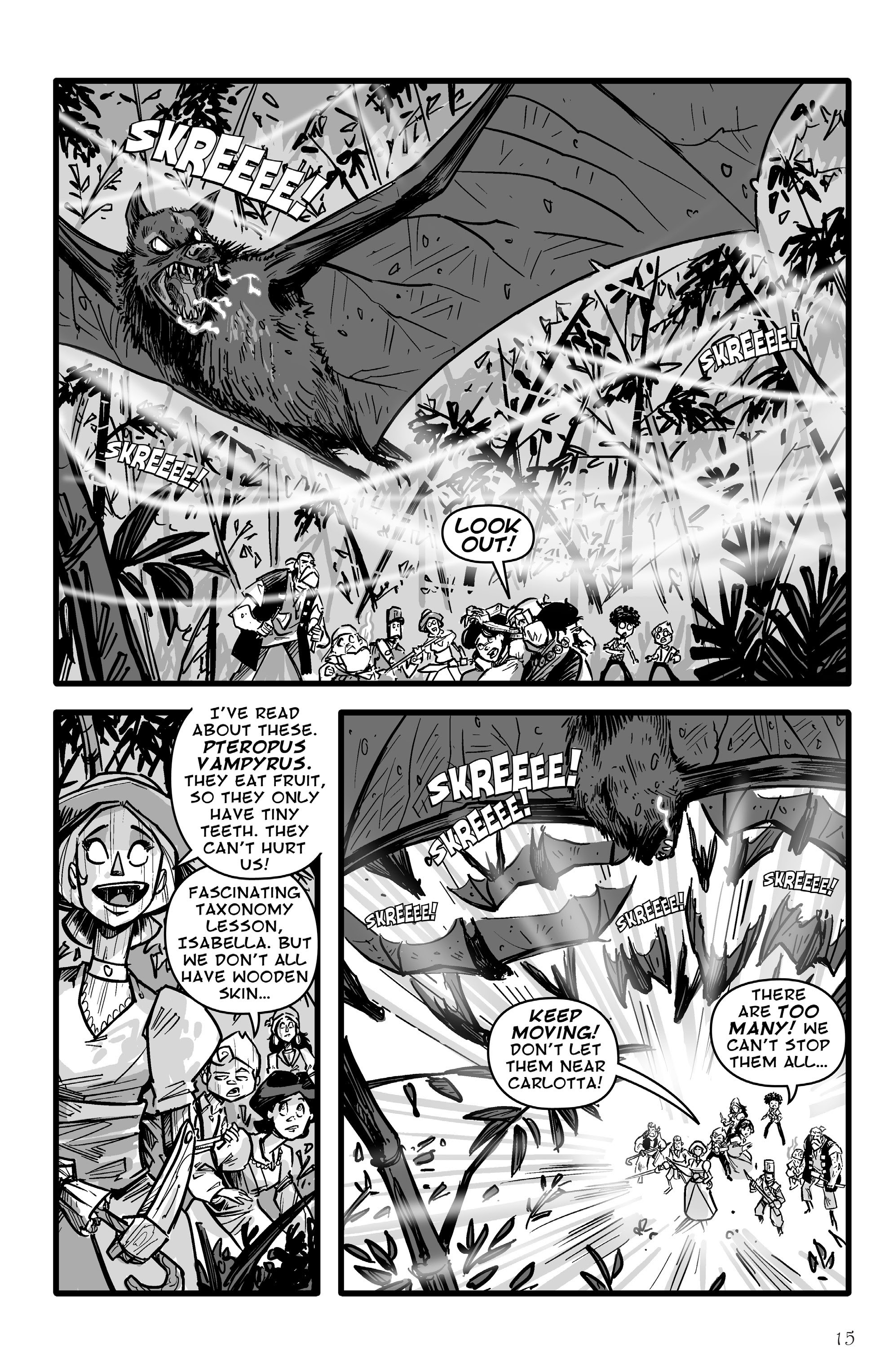 Read online Pinocchio, Vampire Slayer Versus the Vampire Zoo comic -  Issue # Full - 17