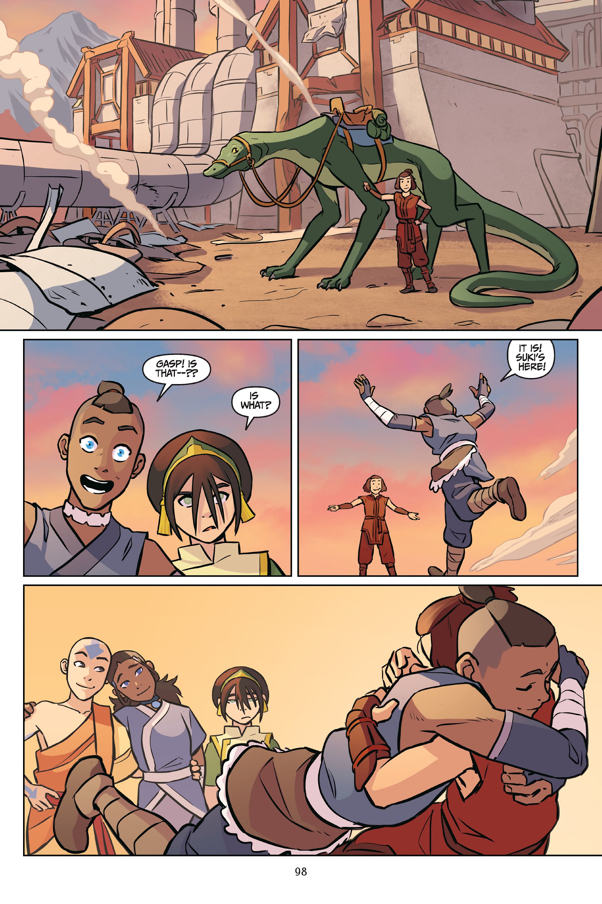 Read online Nickelodeon Avatar: The Last Airbender - Imbalance comic -  Issue # _Omnibus (Part 1) - 99