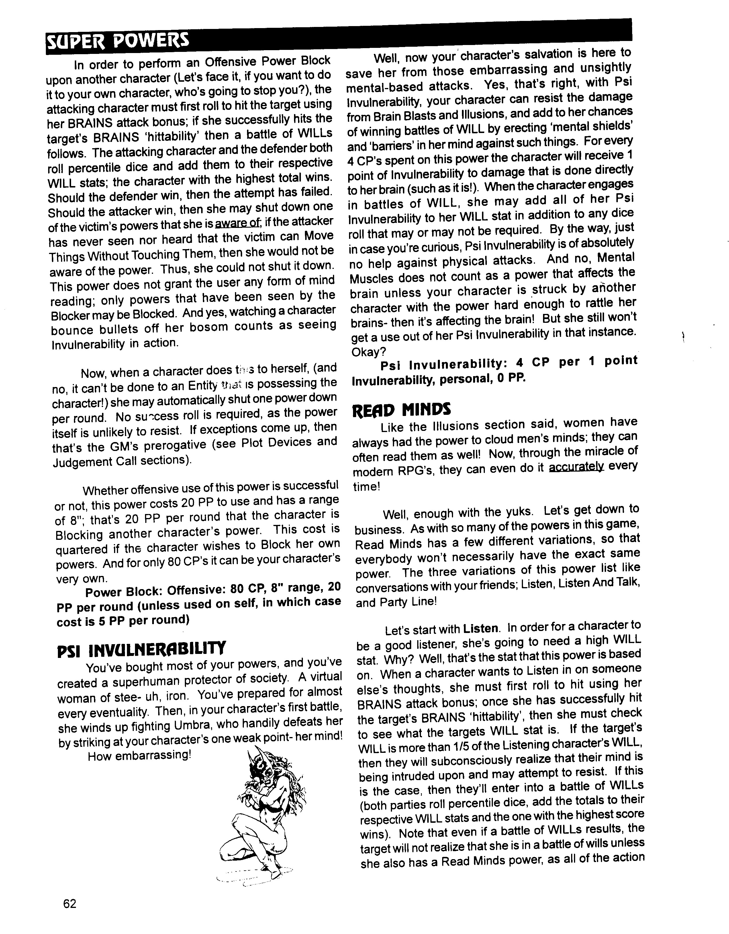 Read online Superbabes: The Femforce Role-Playing Game comic -  Issue # TPB - 64