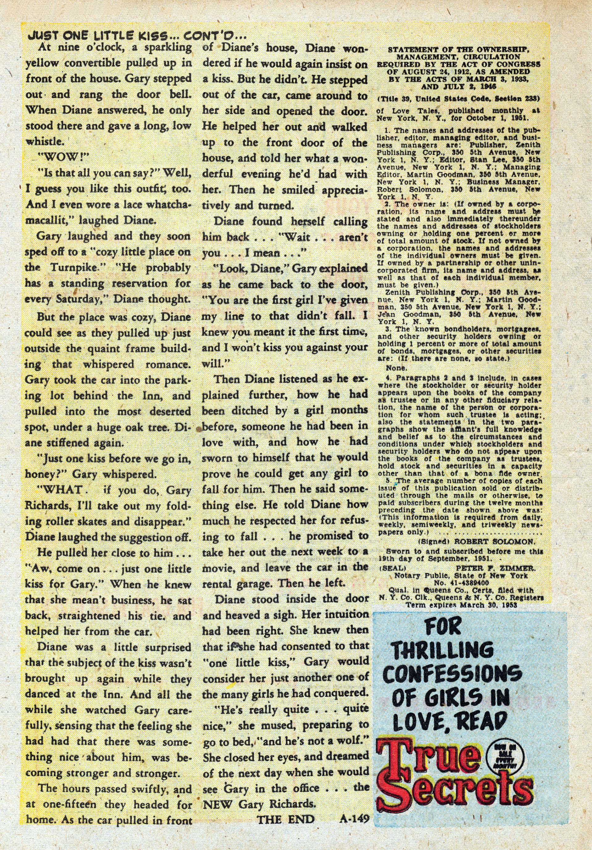 Read online Love Tales comic -  Issue #55 - 20