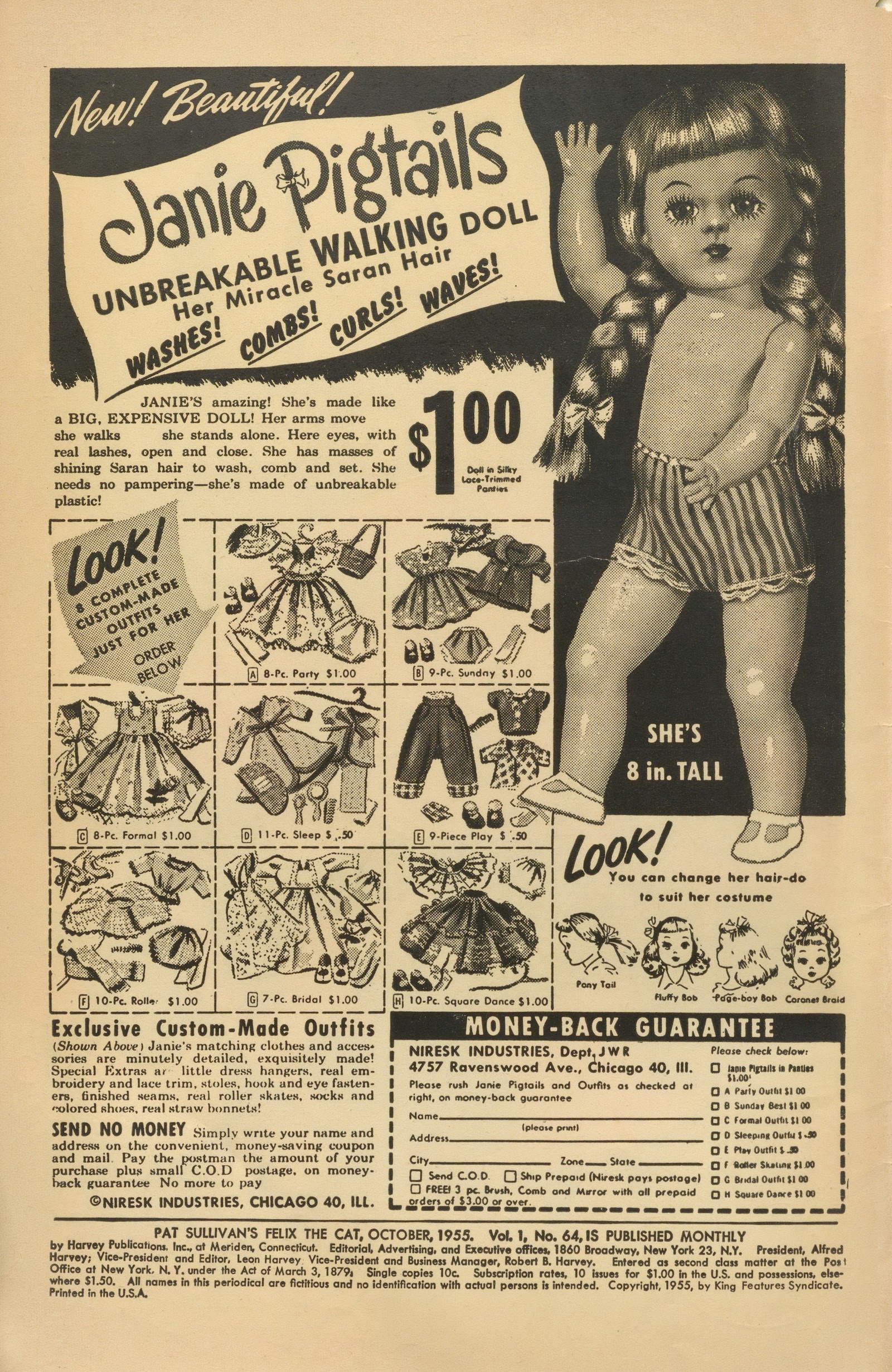 Read online Felix the Cat (1955) comic -  Issue #64 - 2