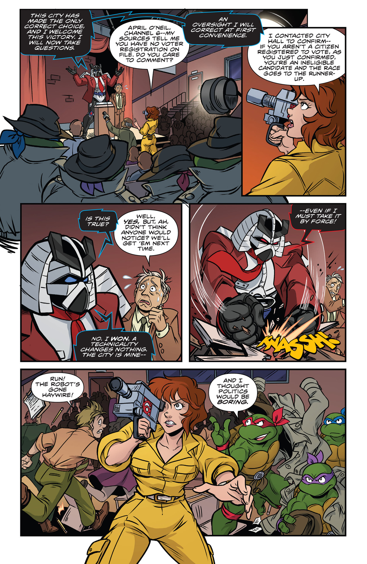 Read online Teenage Mutant Ninja Turtles: Saturday Morning Adventures Continued comic -  Issue #6 - 16