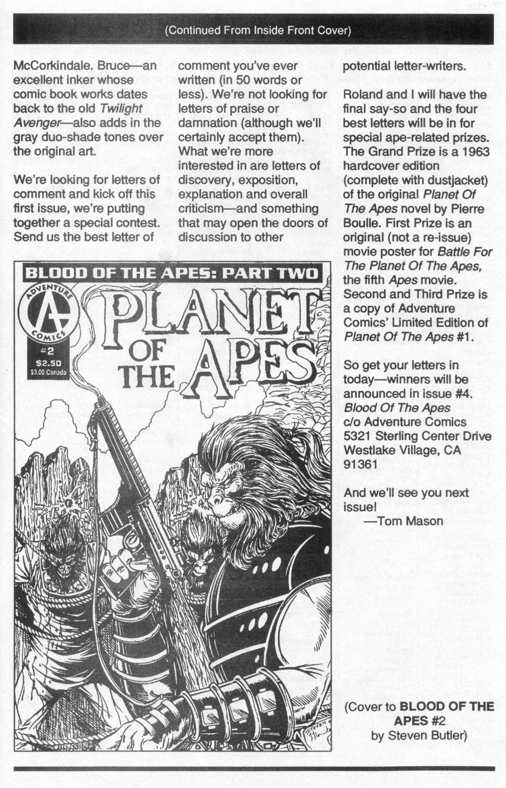 Read online Planet of the Apes: Blood of the Apes comic -  Issue #1 - 26