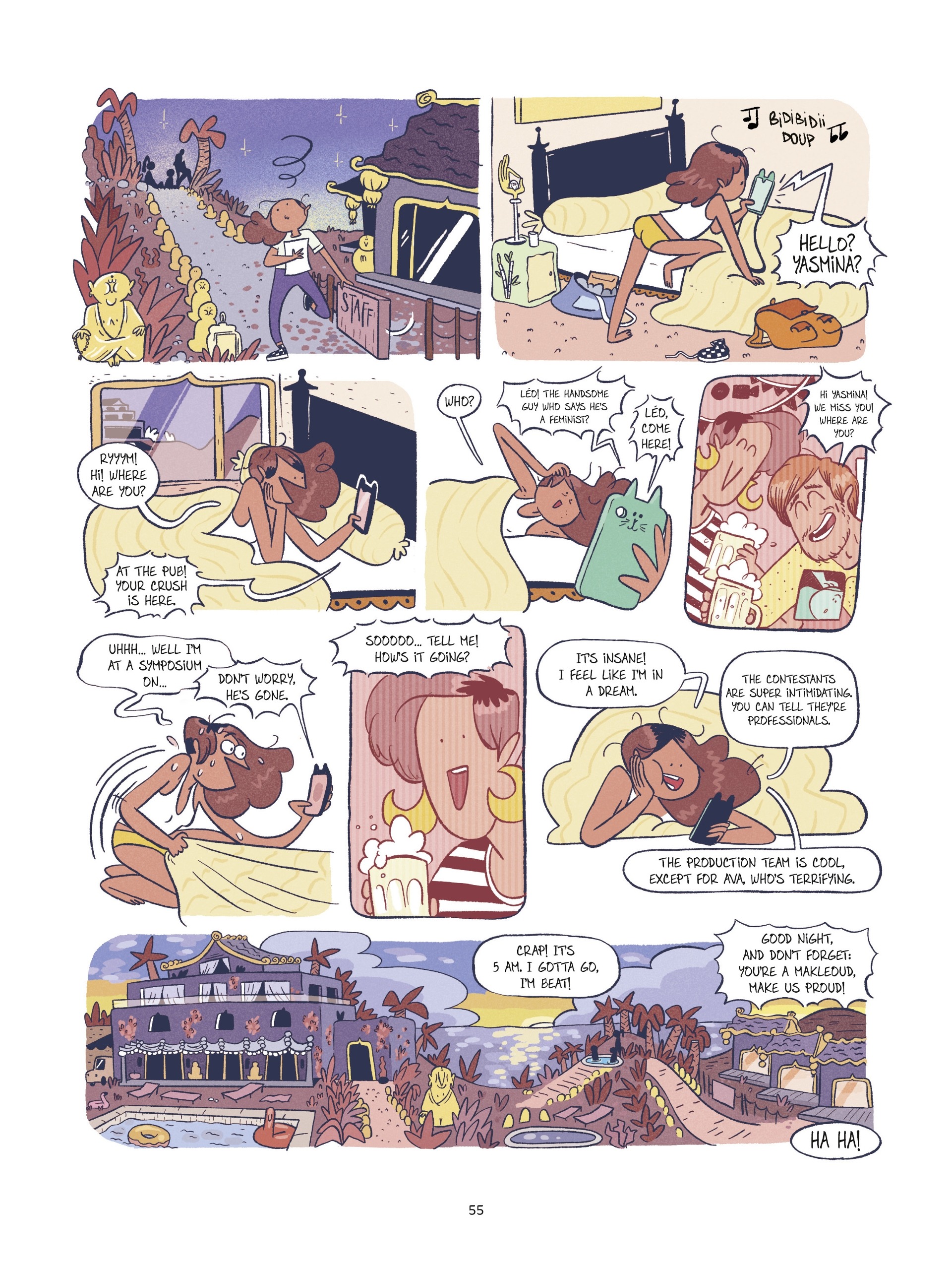 Read online Praising the Surface Behind the Scenes of Reality TV comic -  Issue # TPB - 50