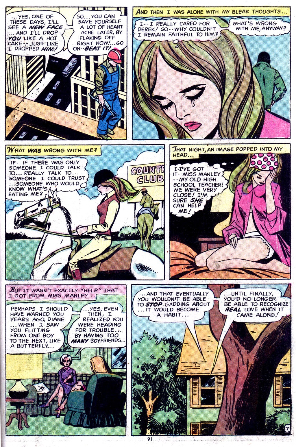 Read online Young Love (1963) comic -  Issue #112 - 91