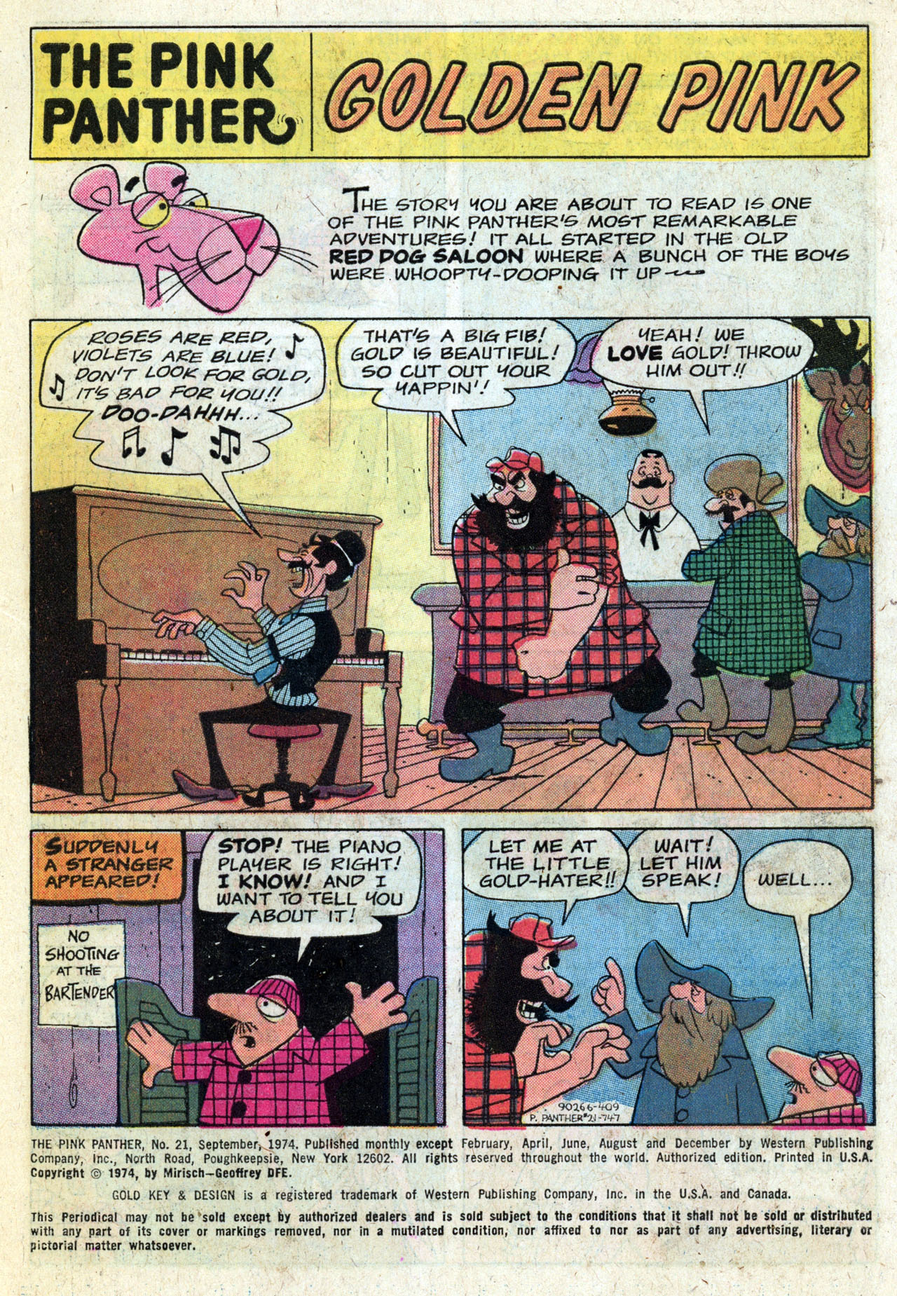 Read online The Pink Panther (1971) comic -  Issue #21 - 3