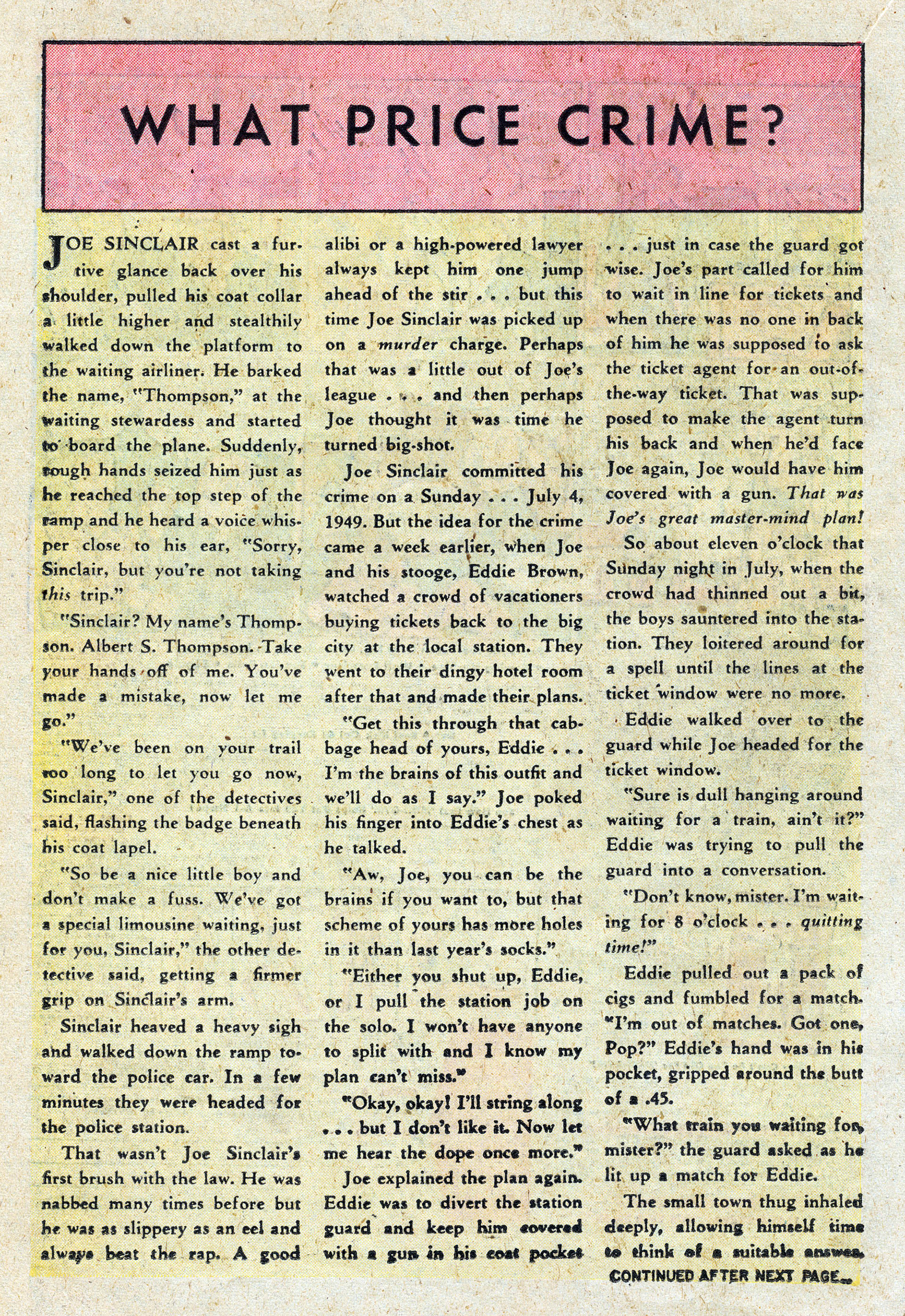 Read online Crime Exposed (1950) comic -  Issue #3 - 18