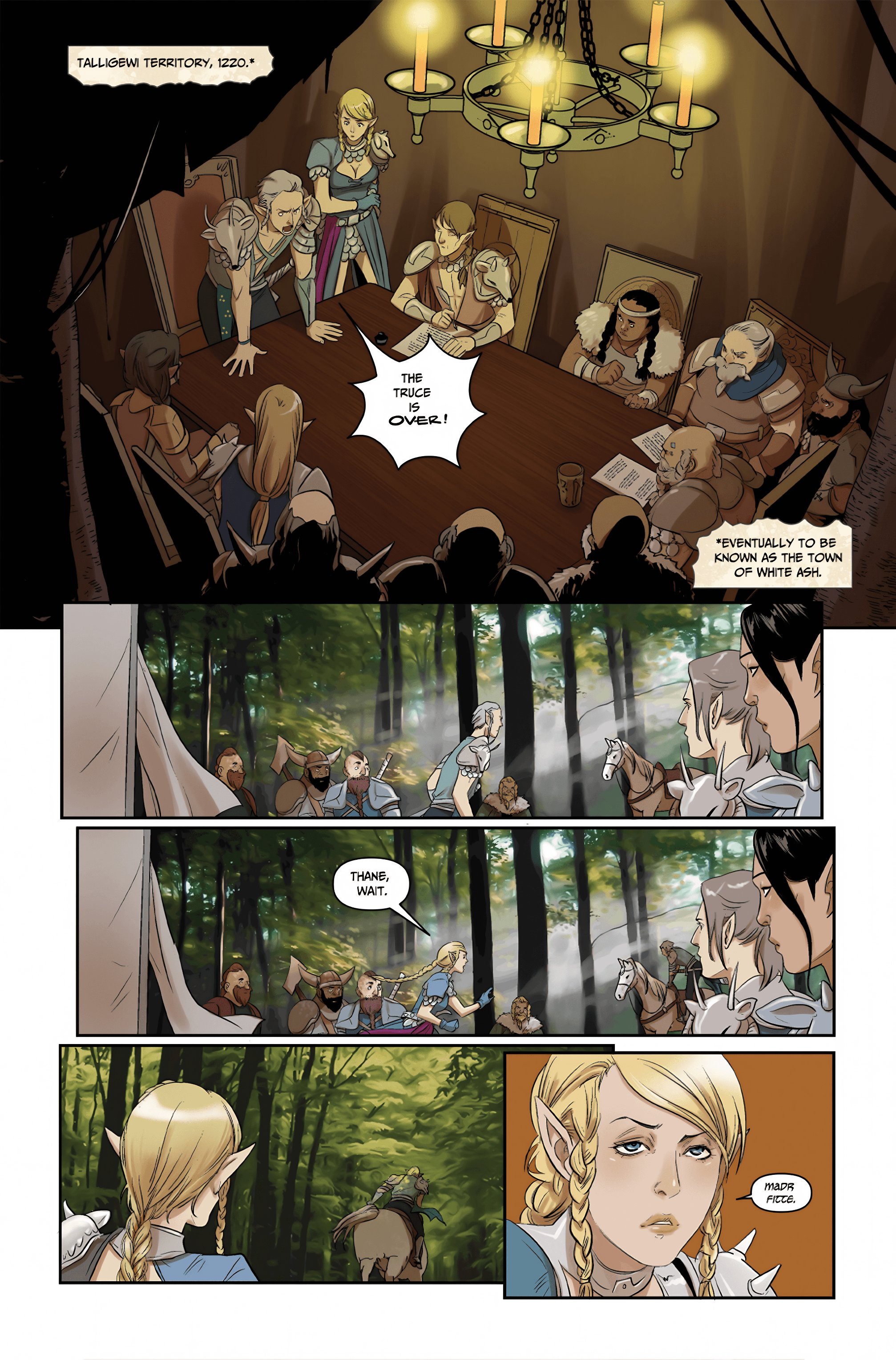 Read online White Ash Presents Glarien comic -  Issue # Full - 11