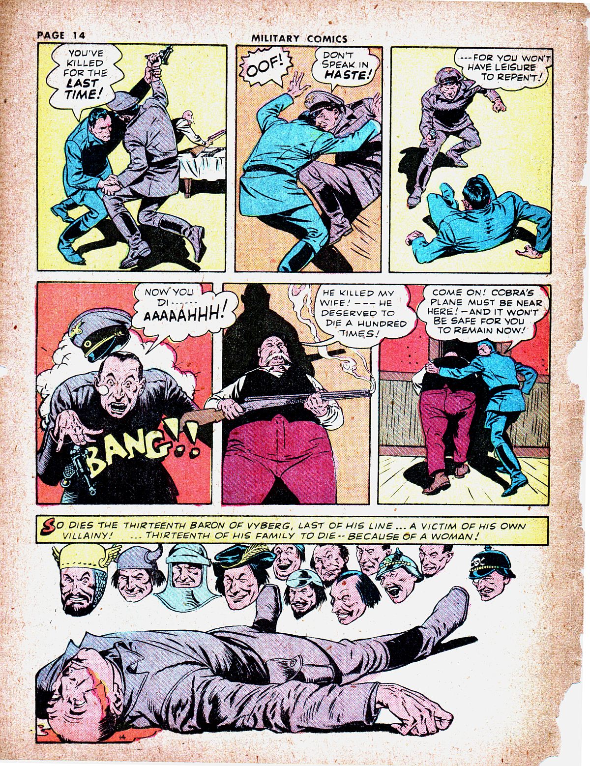 Read online Military Comics comic -  Issue #19 - 17