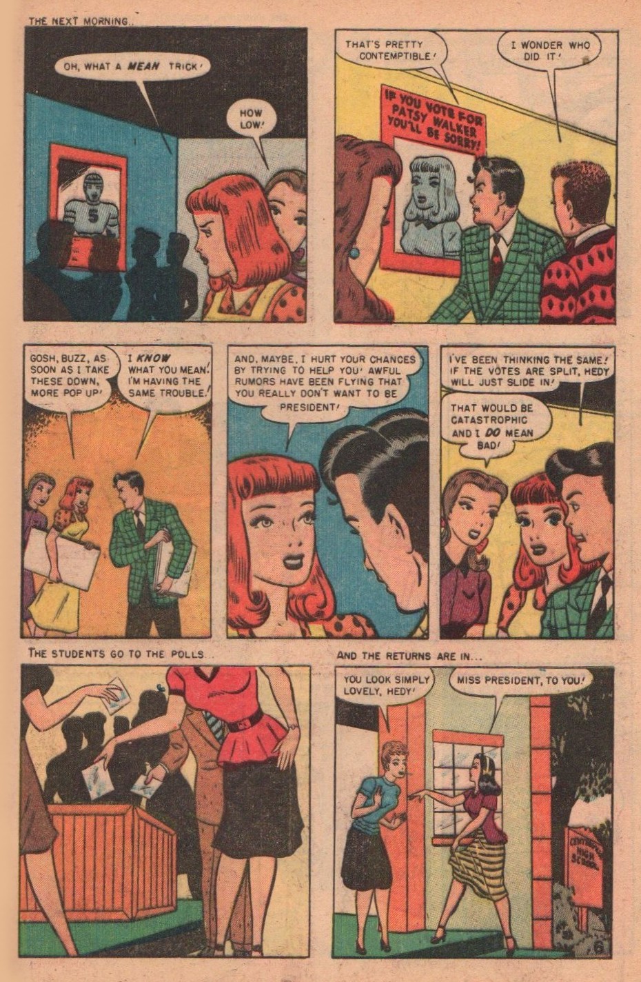Read online Patsy Walker comic -  Issue #33 - 47