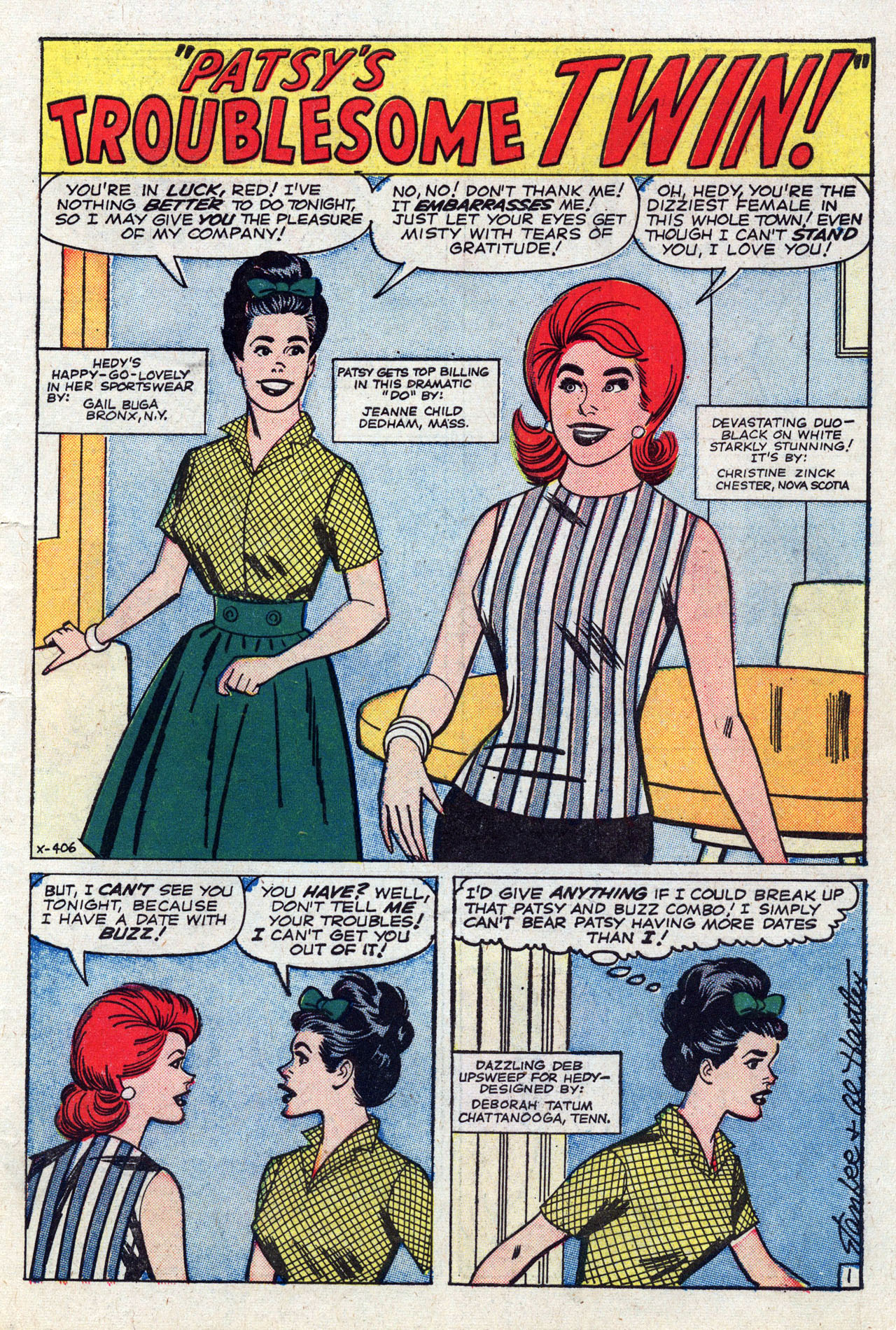 Read online Patsy Walker comic -  Issue #109 - 3