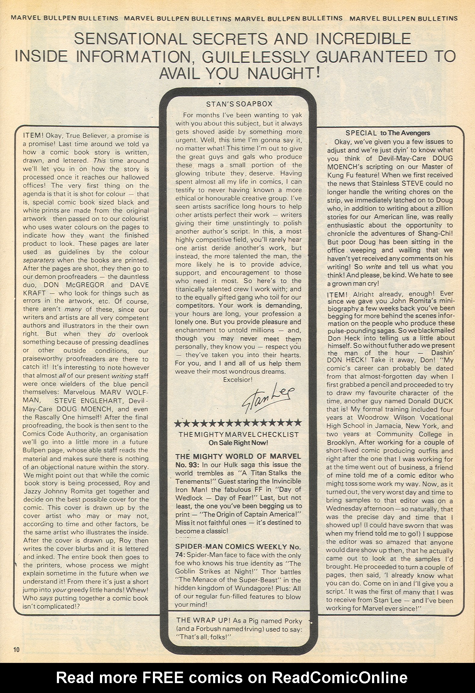 Read online The Avengers (1973) comic -  Issue #43 - 10