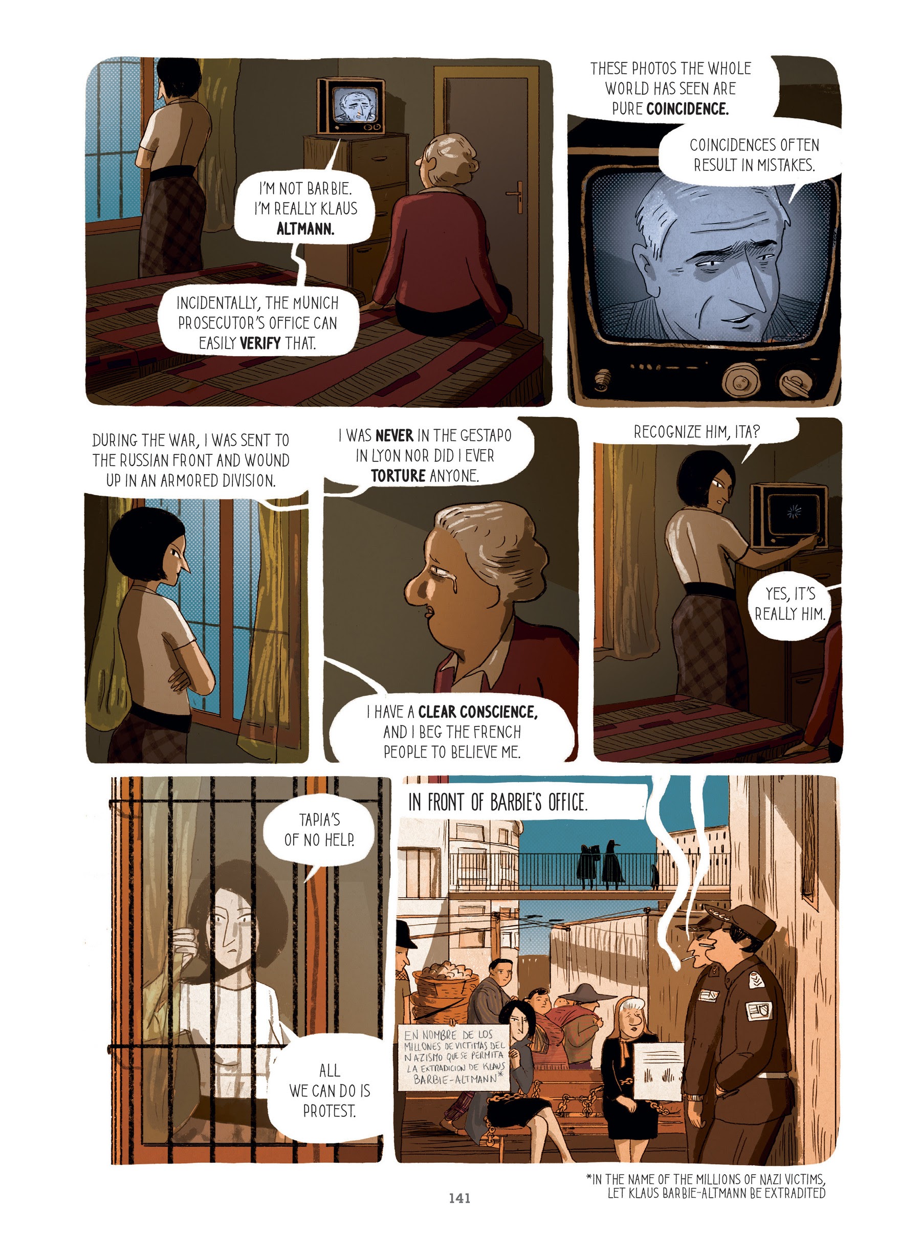 Read online For Justice: The Serge & Beate Klarsfeld Story comic -  Issue # TPB (Part 2) - 41