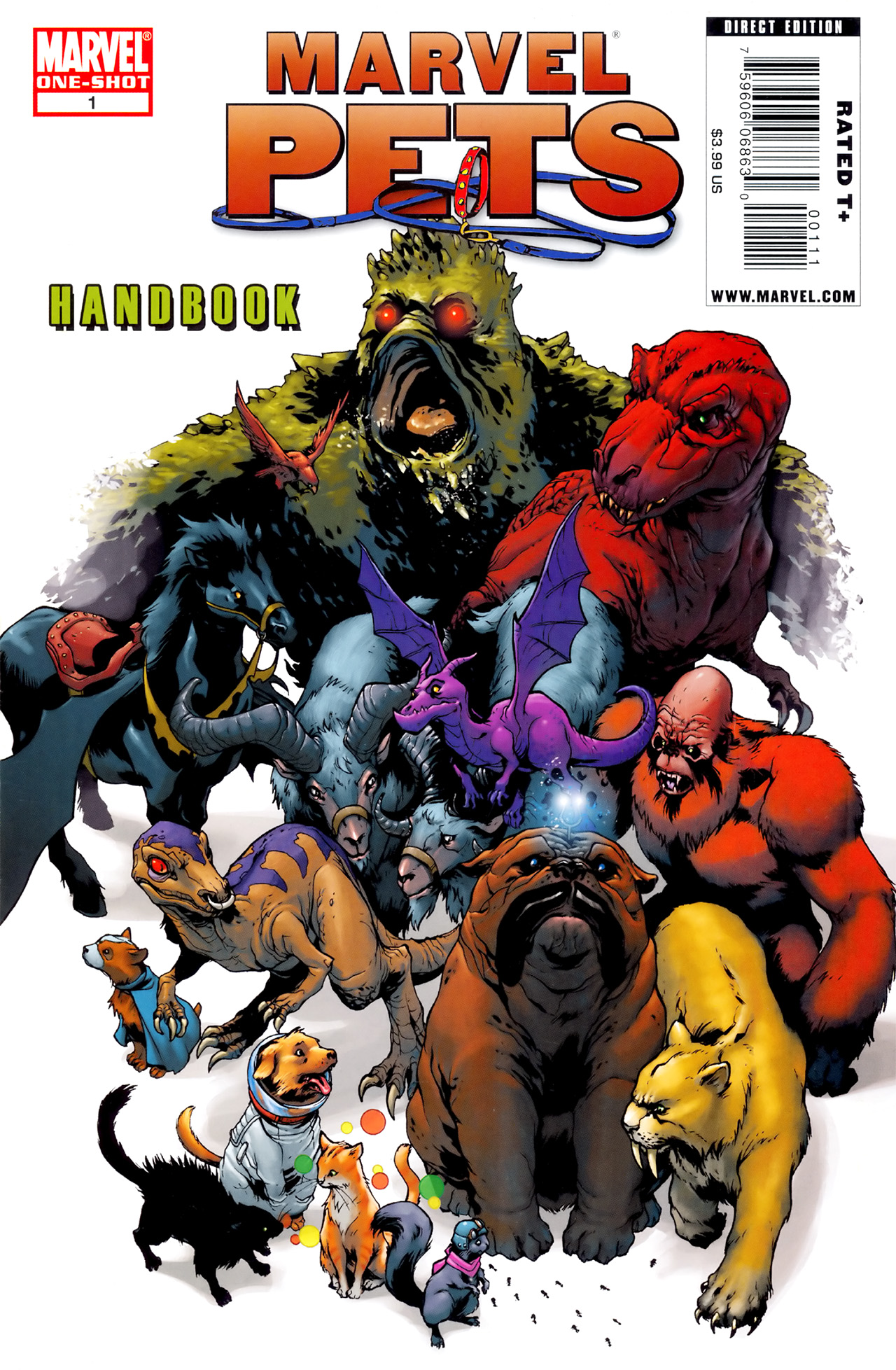 Read online Marvel Pets Handbook comic -  Issue # Full - 1
