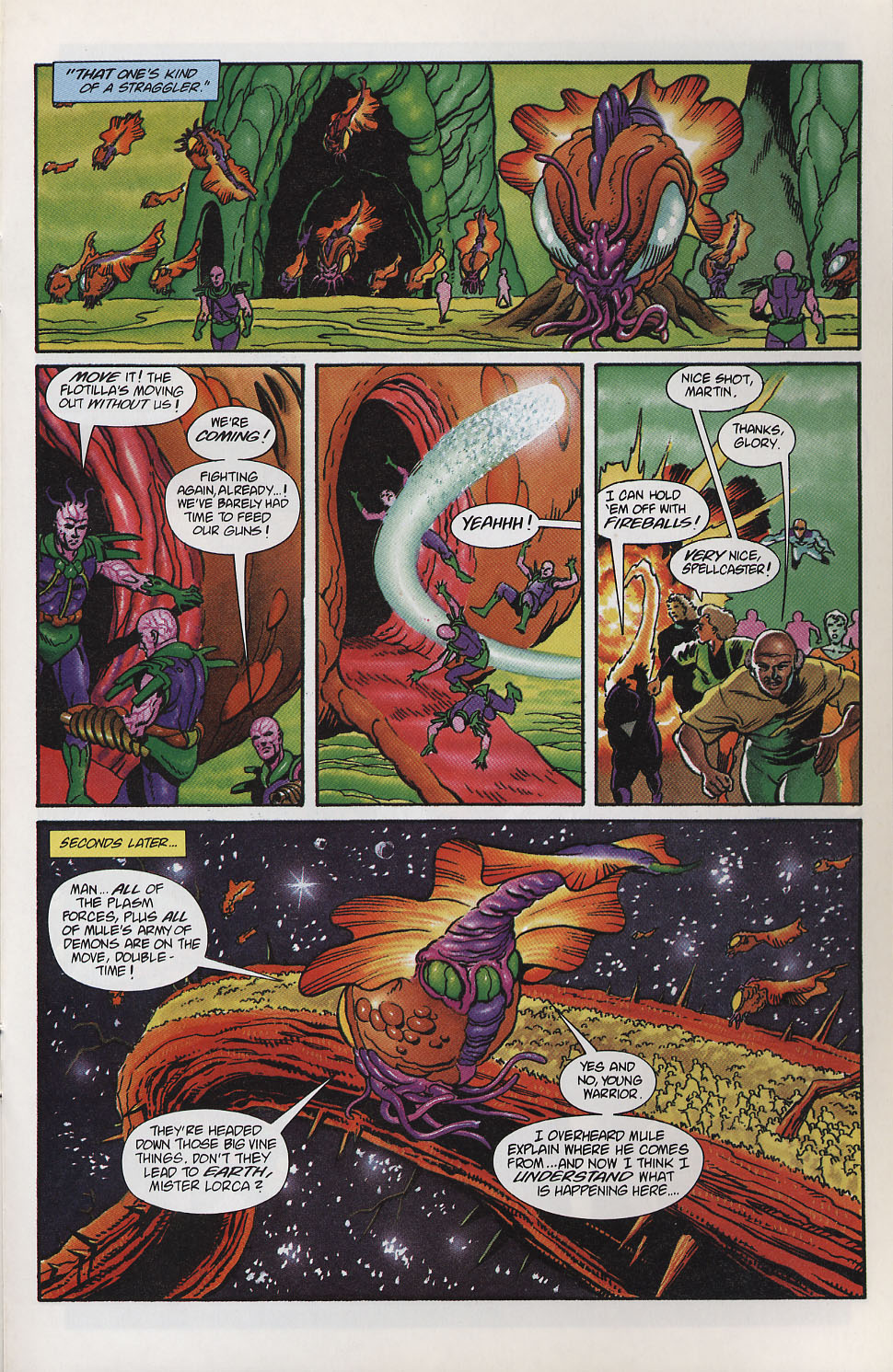 Read online Warriors of Plasm comic -  Issue #13 - 14
