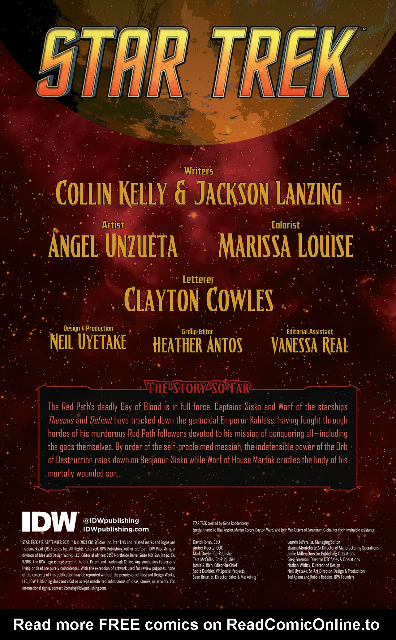 Read online Star Trek (2022) comic -  Issue #12 - 2