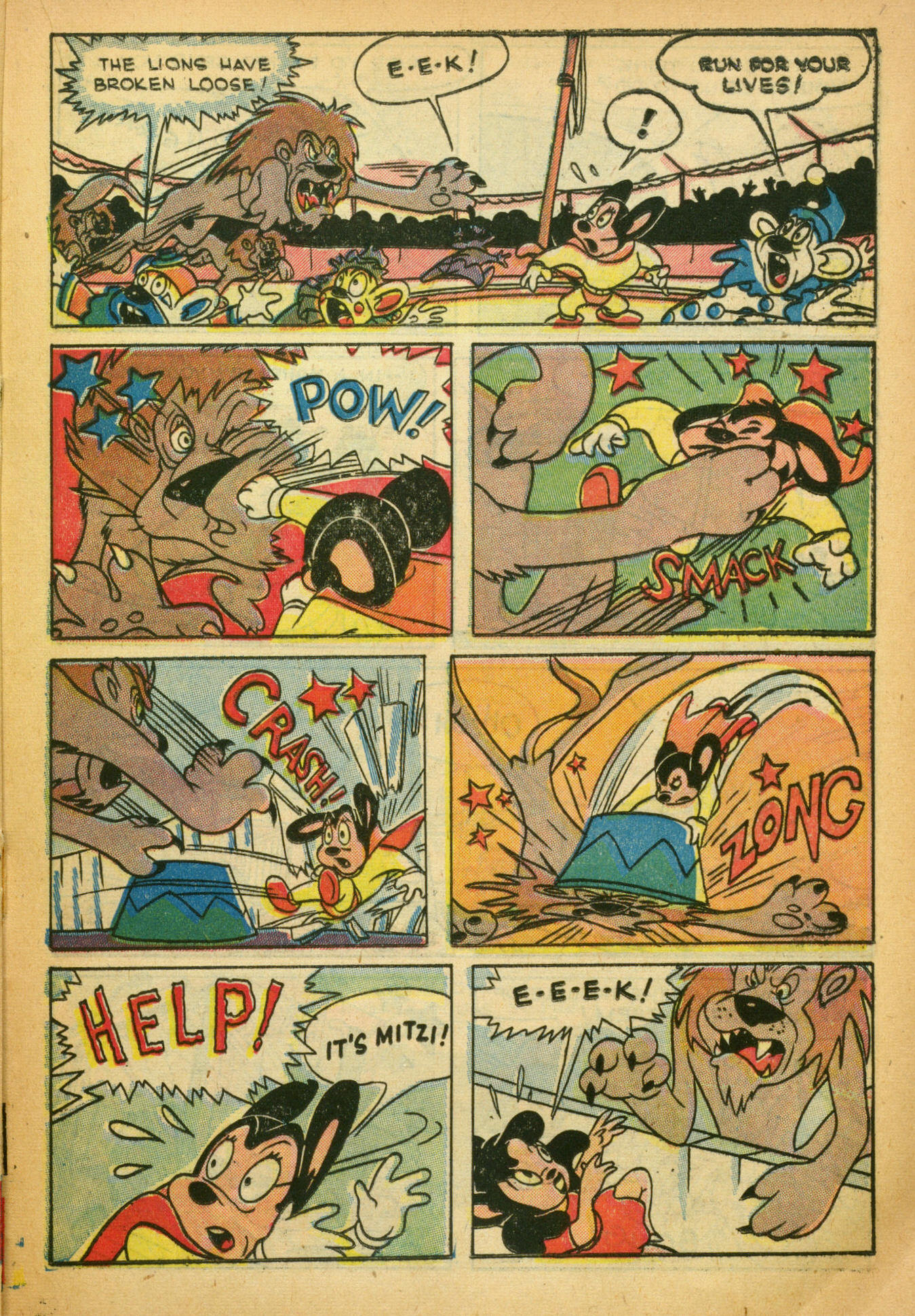 Read online Paul Terry's Mighty Mouse Comics comic -  Issue #39 - 53