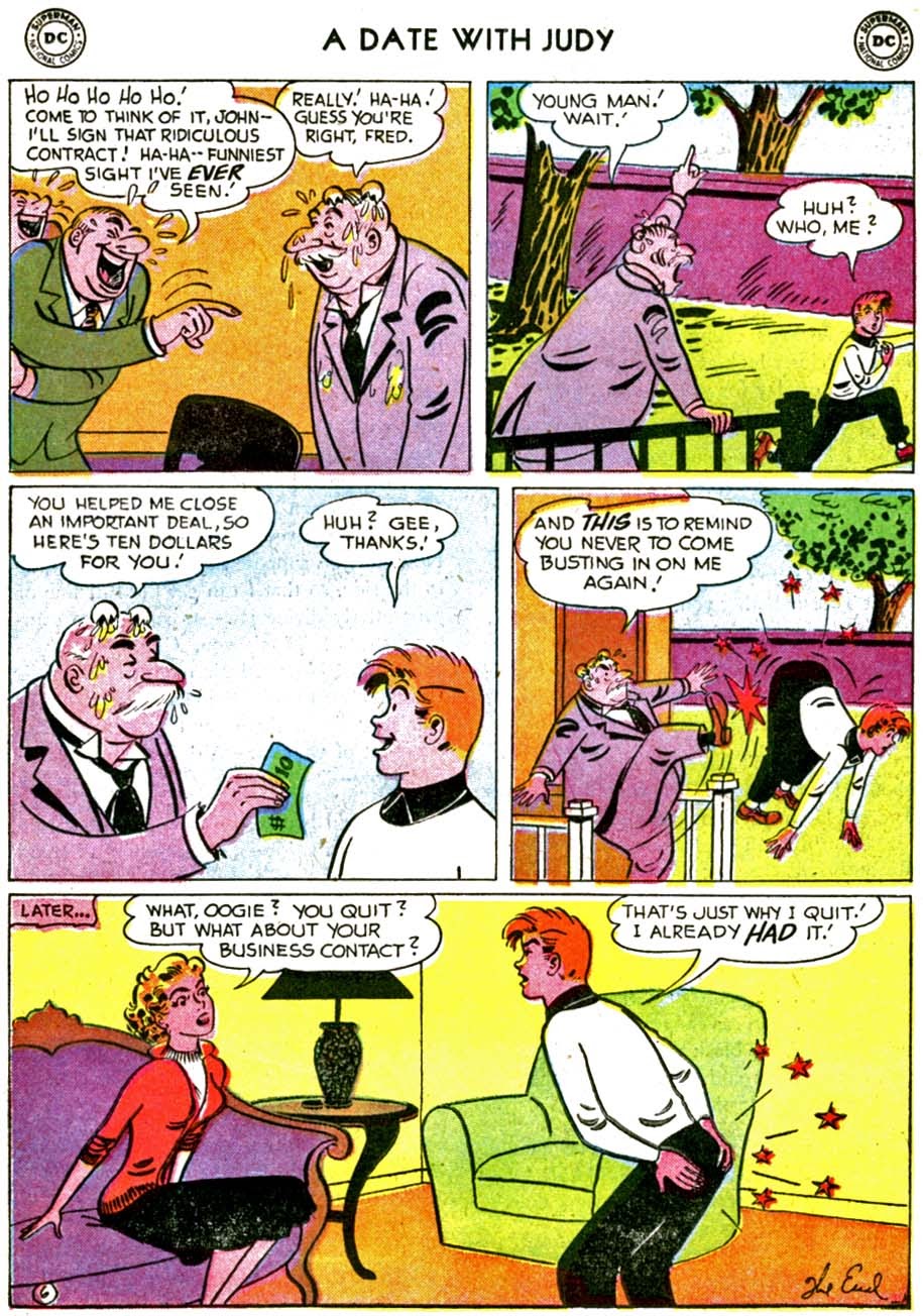 Read online A Date with Judy comic -  Issue #64 - 23