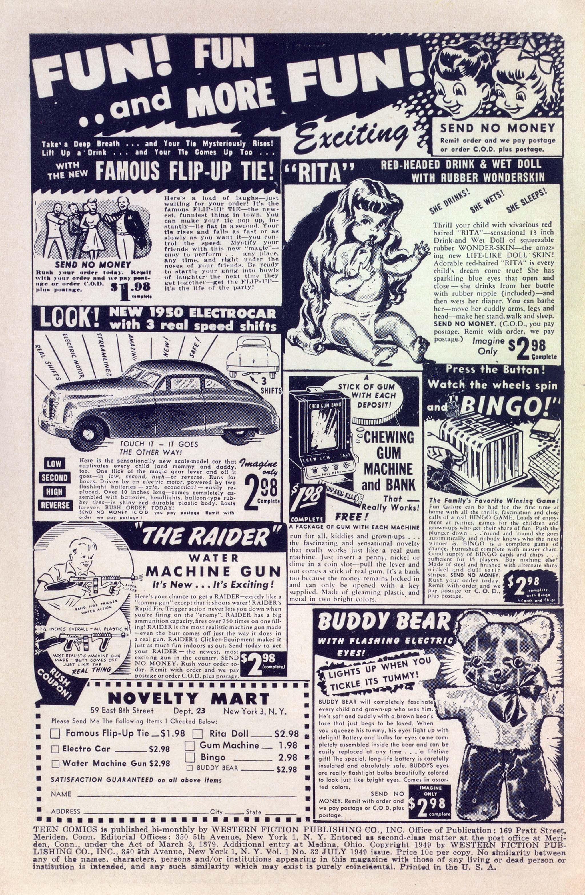 Read online Teen Comics comic -  Issue #32 - 2