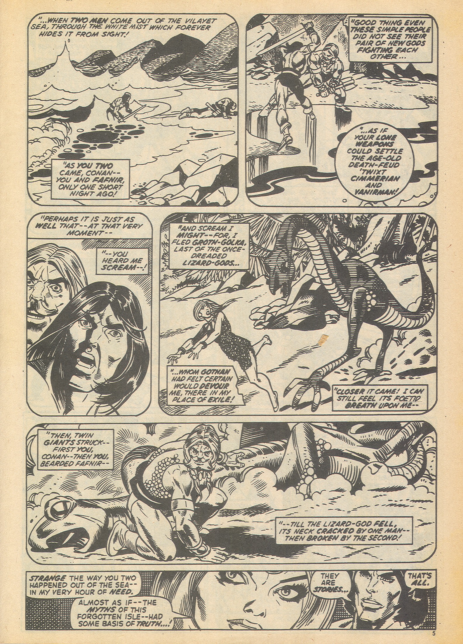 Read online The Savage Sword of Conan (1975) comic -  Issue #18 - 5