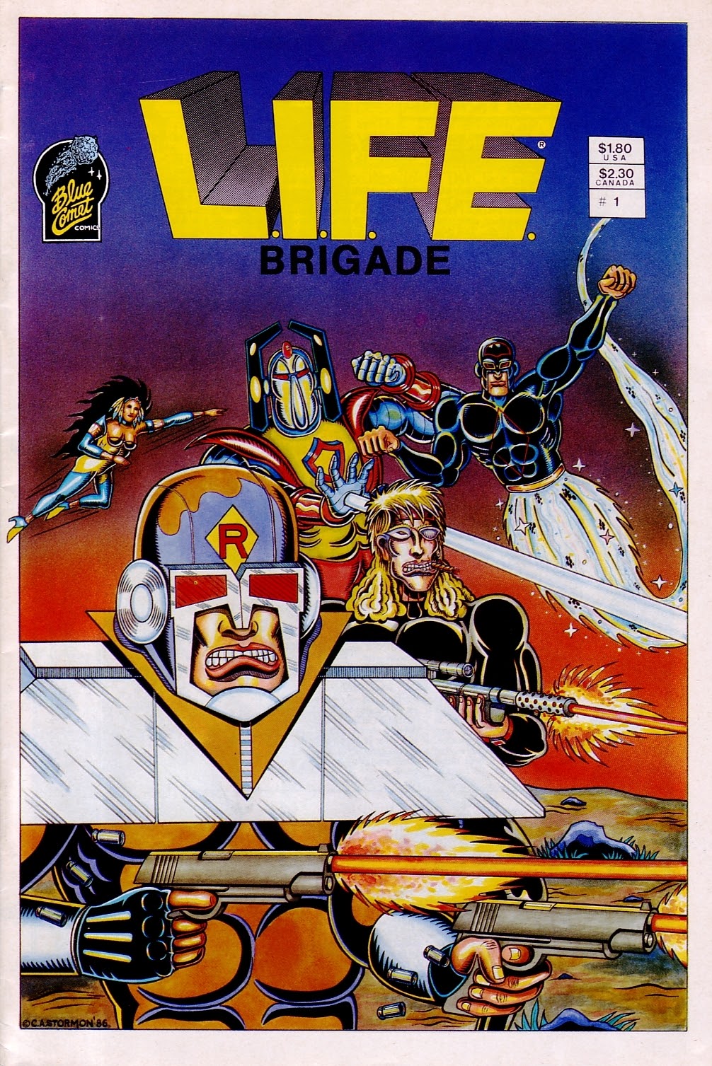 Read online L.I.F.E. Brigade comic -  Issue #1 - 1