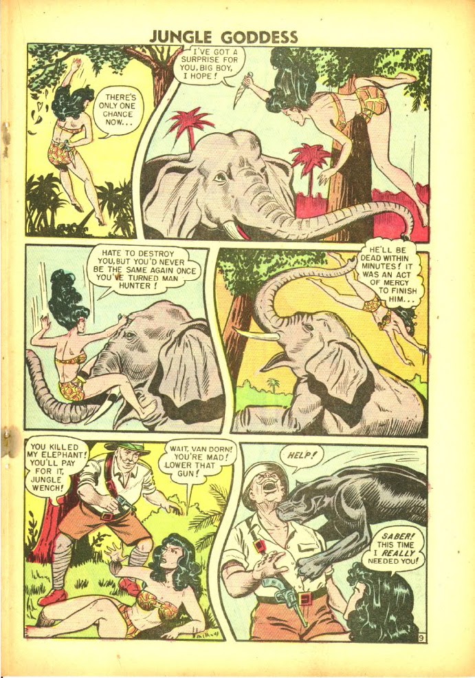 Read online Rulah - Jungle Goddess comic -  Issue #19 - 22