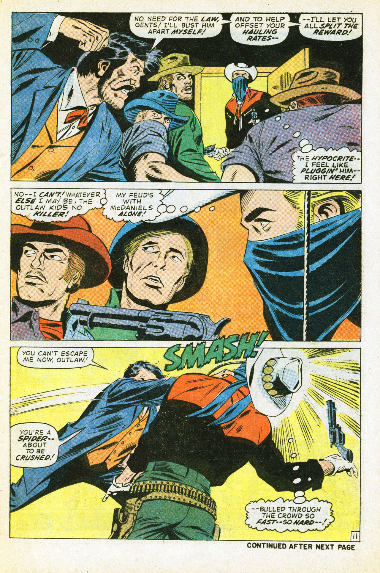 Read online The Outlaw Kid (1970) comic -  Issue #11 - 17