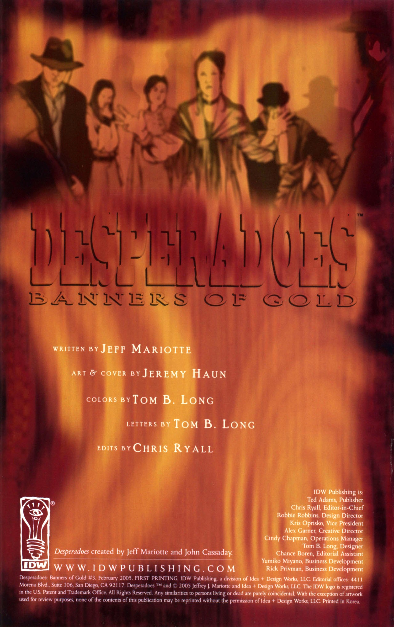 Read online Desperadoes: Banners of Gold comic -  Issue #3 - 2