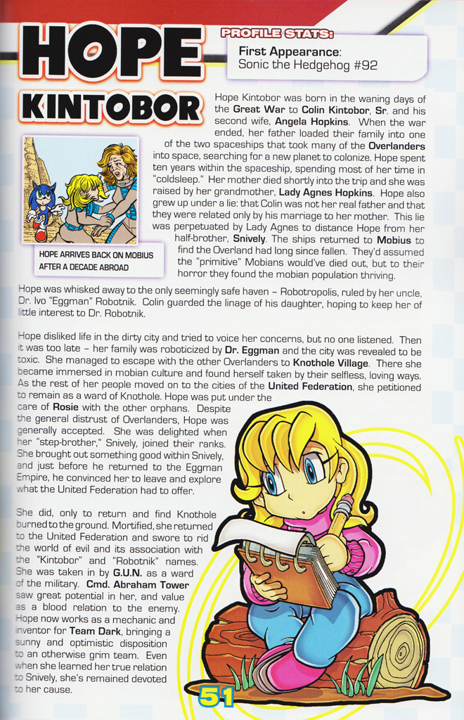 Read online Sonic the Hedgehog: The Complete Sonic Comic Encyclopedia comic -  Issue # TPB - 53