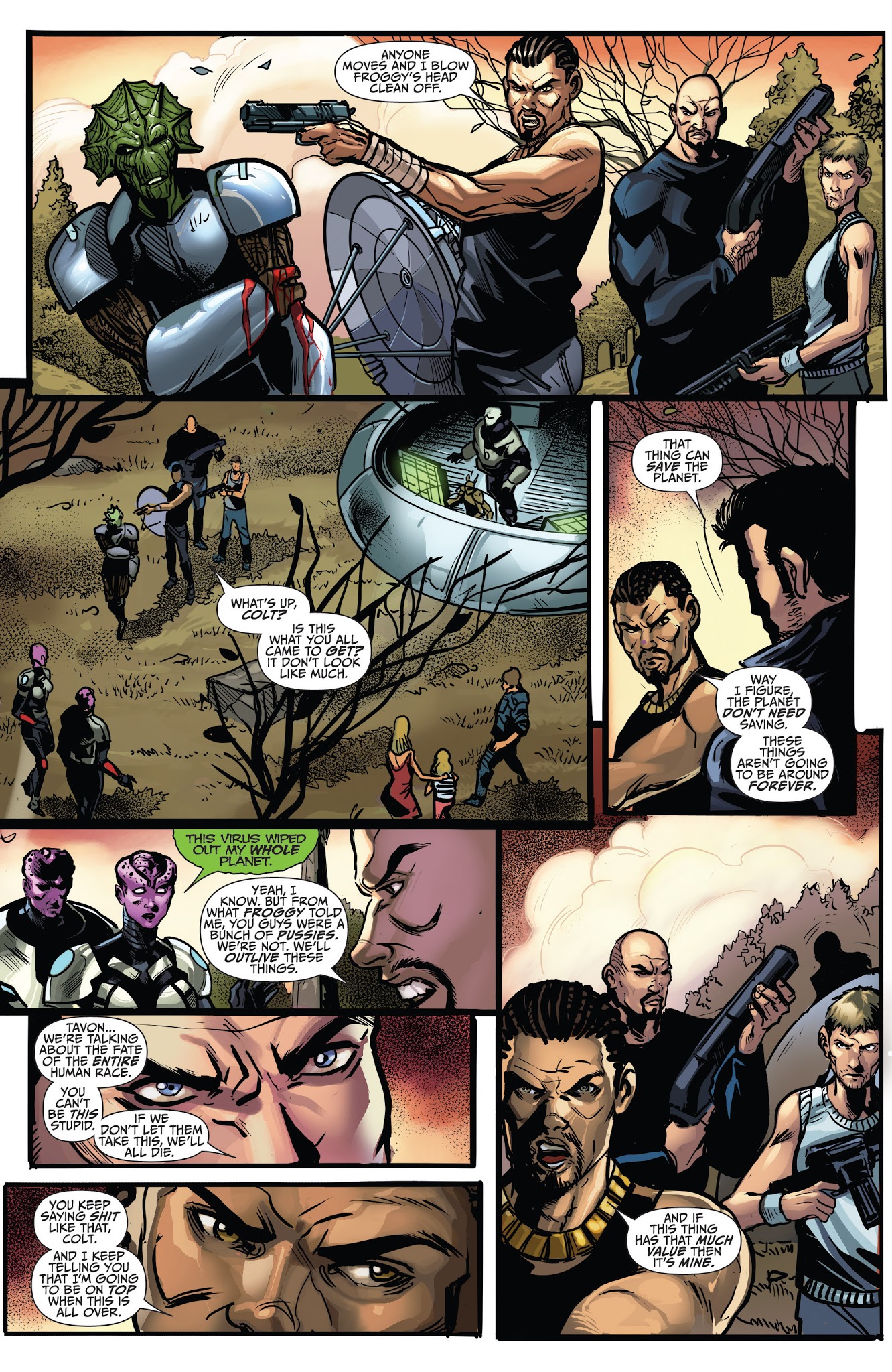 Read online Aliens vs. Zombies comic -  Issue #4 - 18