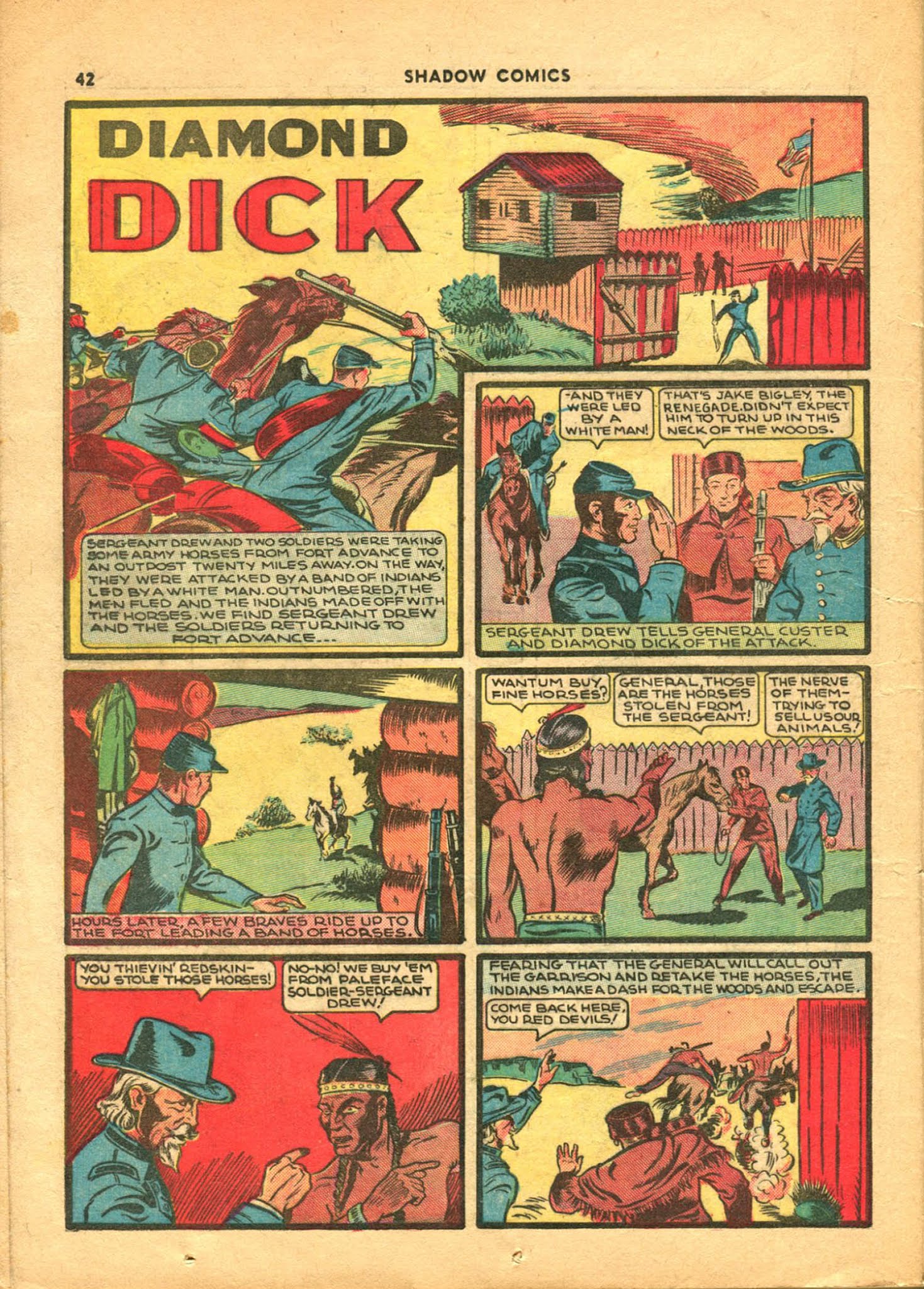 Read online Shadow Comics comic -  Issue #1 - 35