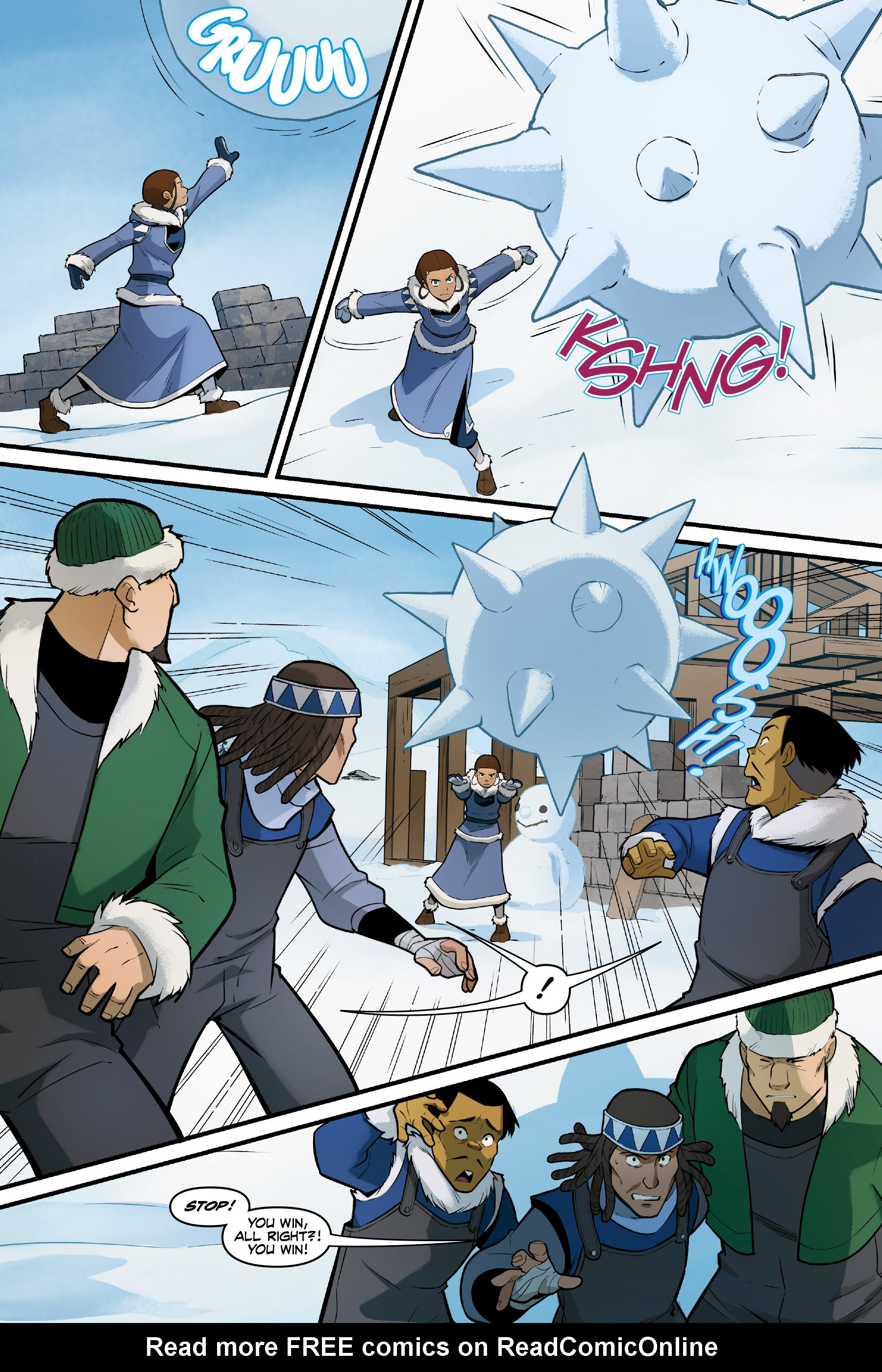 Read online Nickelodeon Avatar: The Last Airbender - North and South comic -  Issue #1 - 19