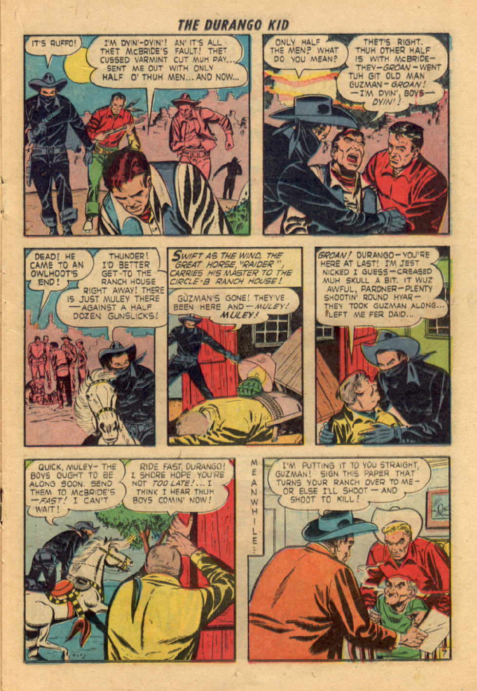 Read online Charles Starrett as The Durango Kid comic -  Issue #12 - 17